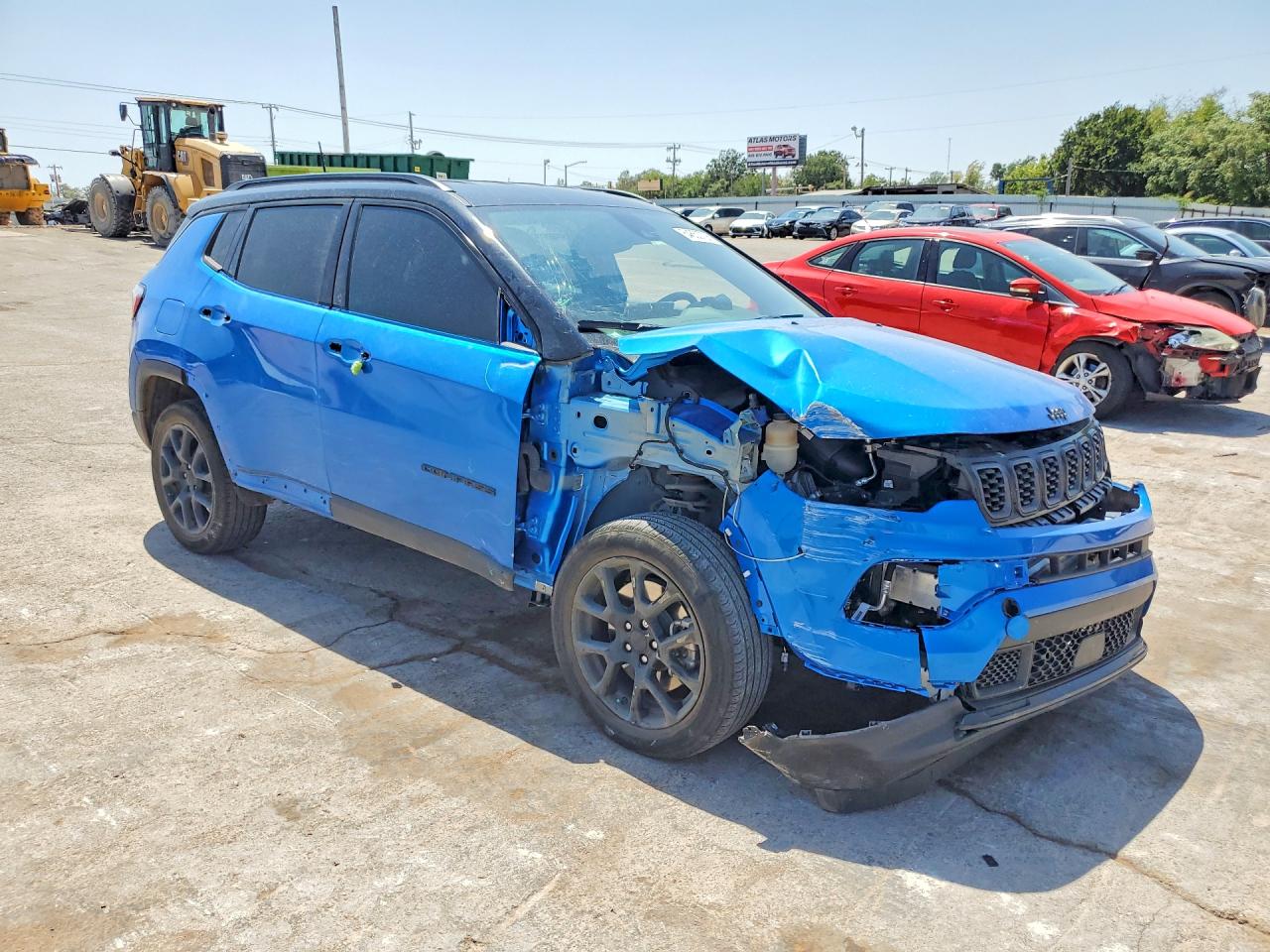 2024 Jeep Compass Latitude Синий vin: 3C4NJDBN6RT167790