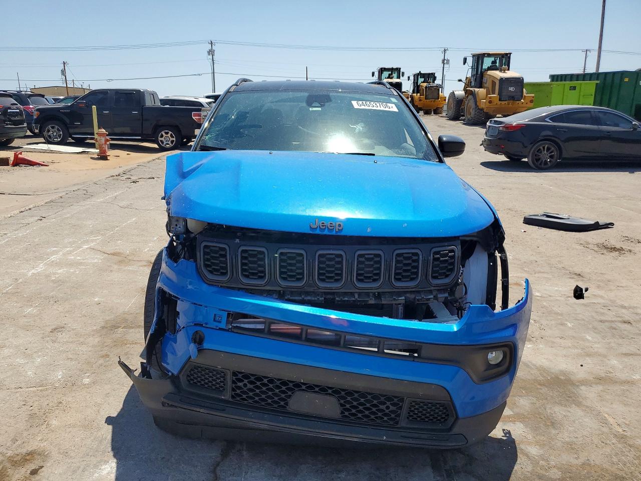 2024 Jeep Compass Latitude Синий vin: 3C4NJDBN6RT167790