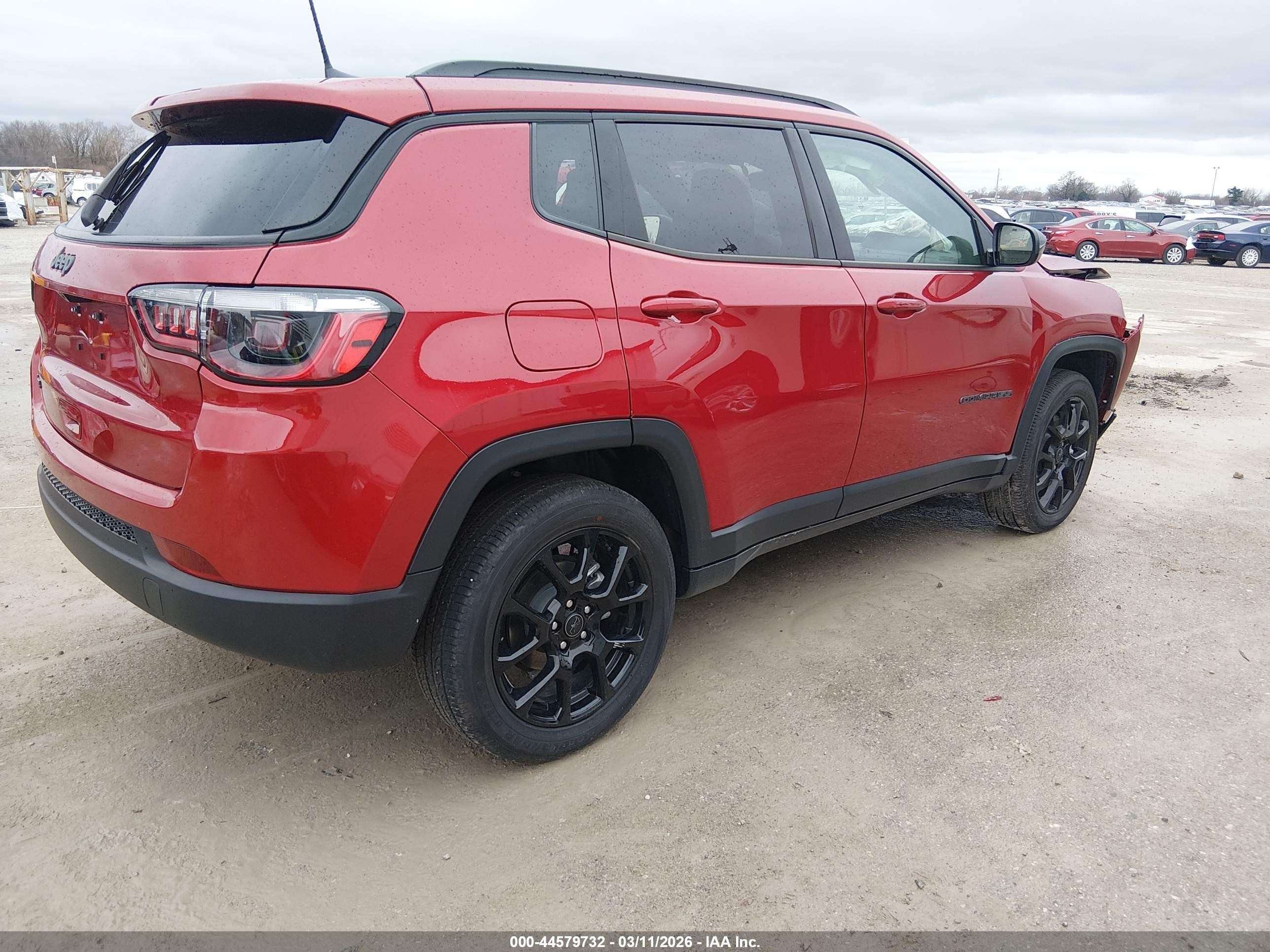 2026 Jeep Compass Latitude Altitude Red vin: 3C4NJDBN6TT169448