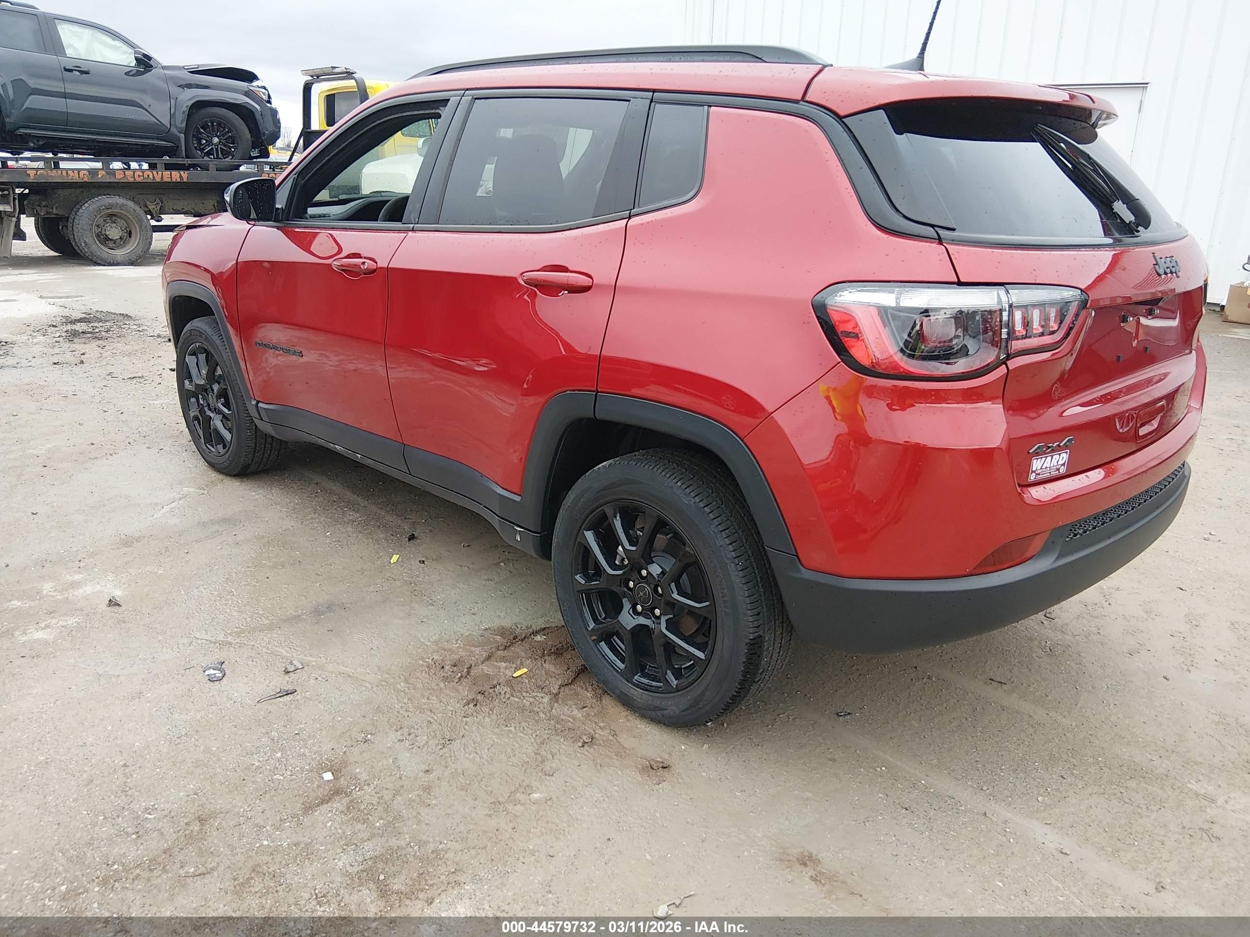 2026 Jeep Compass Latitude Altitude Red vin: 3C4NJDBN6TT169448