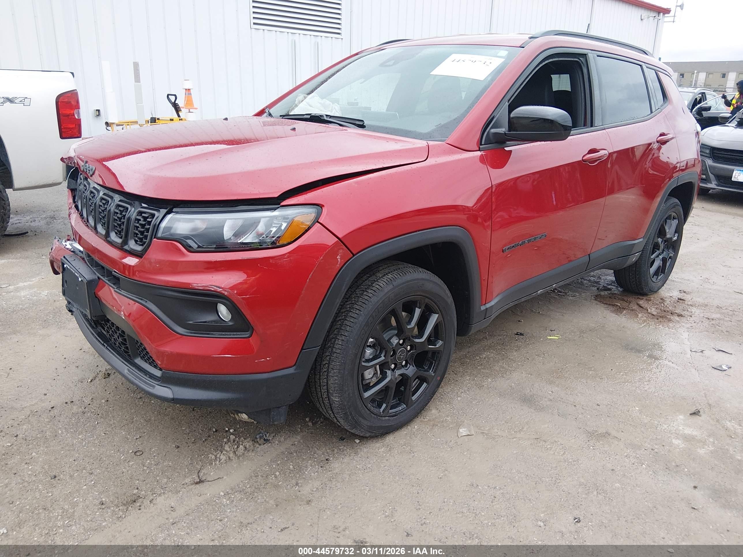 2026 Jeep Compass Latitude Altitude Red vin: 3C4NJDBN6TT169448