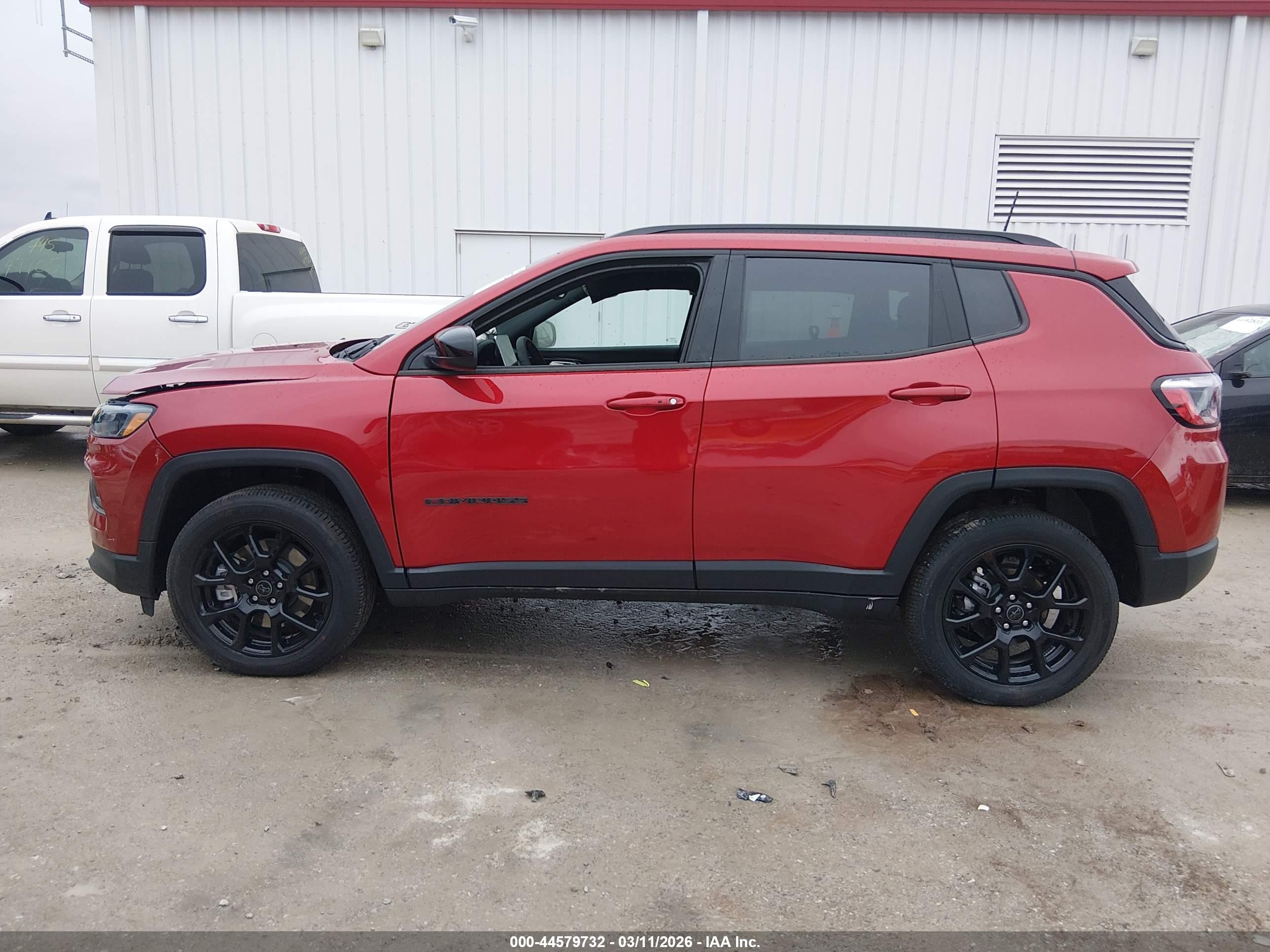 2026 Jeep Compass Latitude Altitude Red vin: 3C4NJDBN6TT169448
