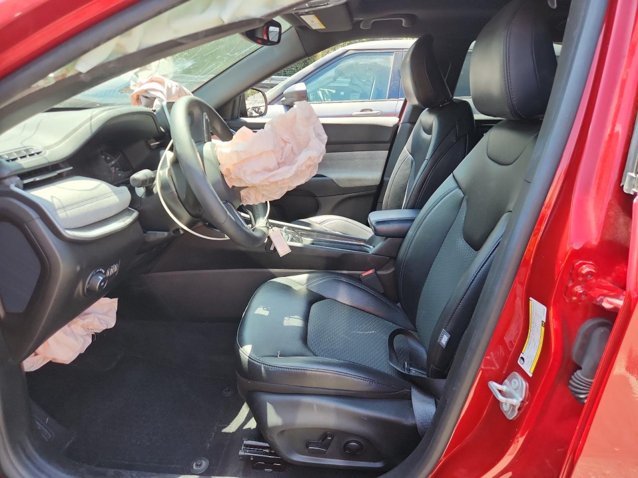 2025 Jeep Compass Latitude Red vin: 3C4NJDBN7ST546867 Damage: Airbag - Front Left, Deployed, Replacement Required