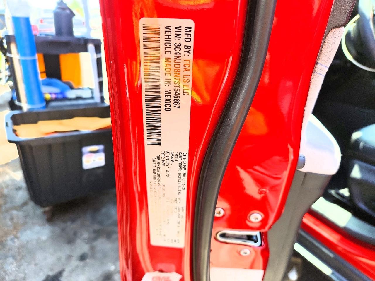 2025 Jeep Compass Latitude Red vin: 3C4NJDBN7ST546867