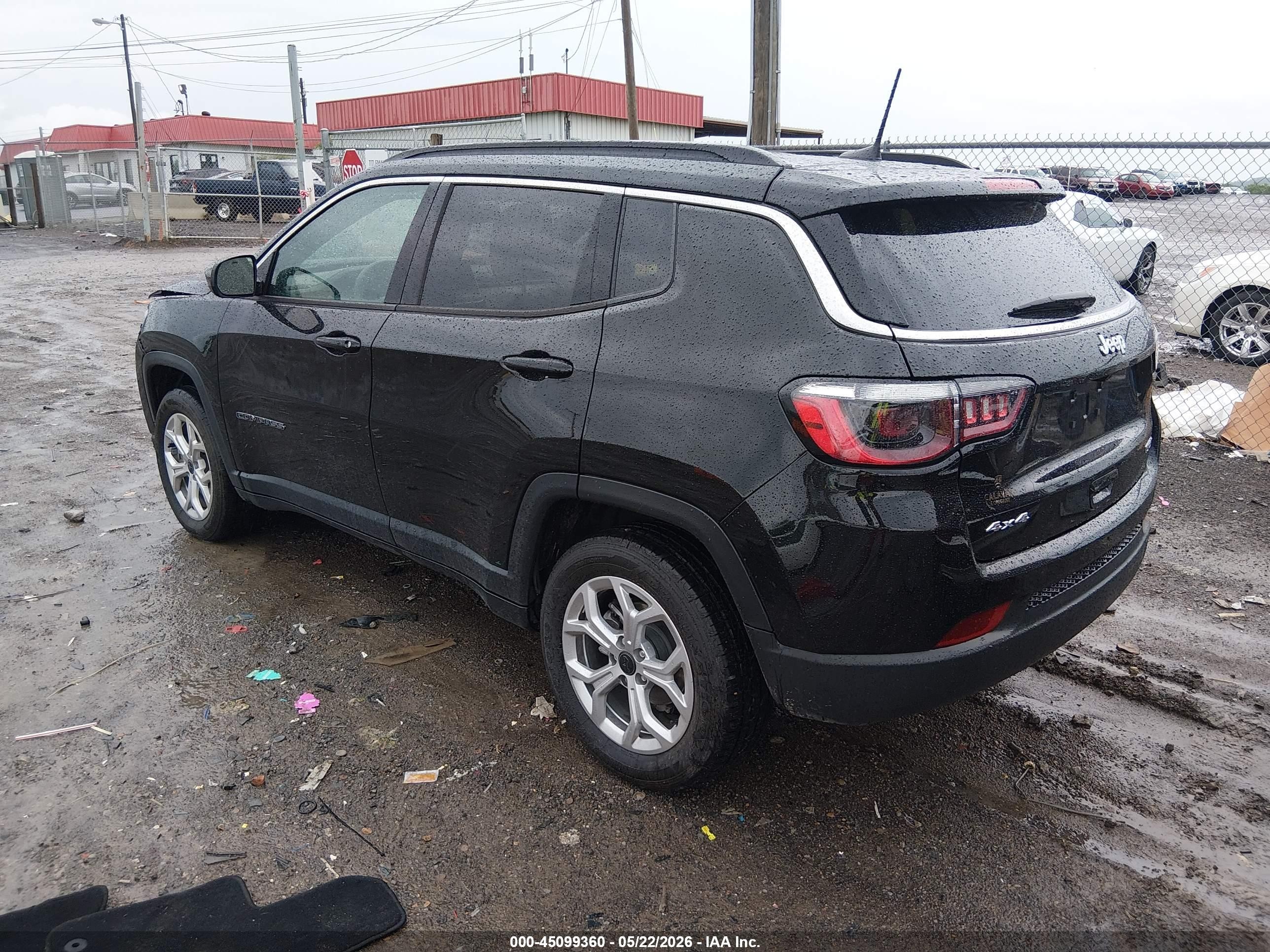 2025 Jeep Compass Latitude 4x4 Black vin: 3C4NJDBN8ST598475