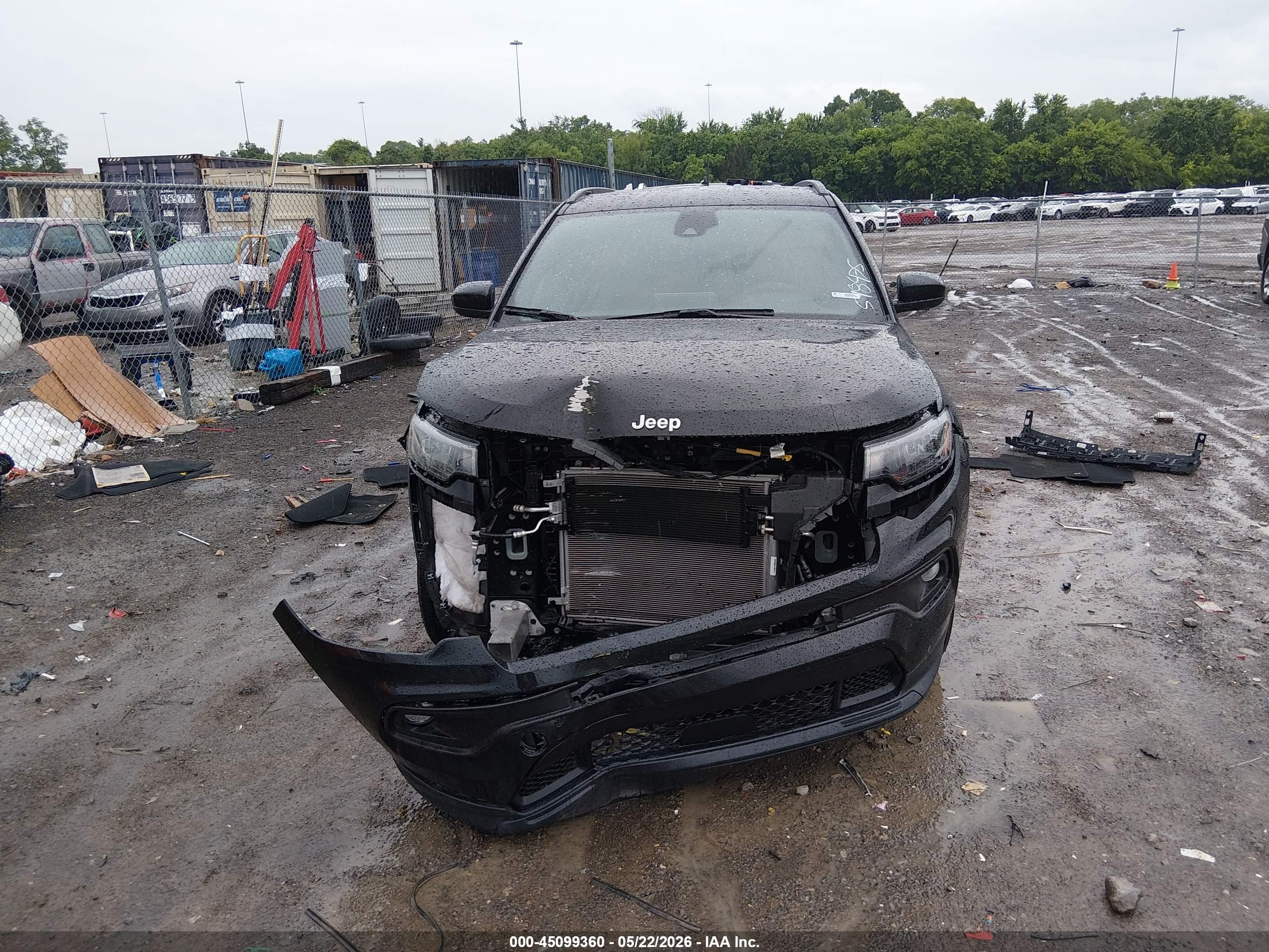 2025 Jeep Compass Latitude 4x4 Black vin: 3C4NJDBN8ST598475