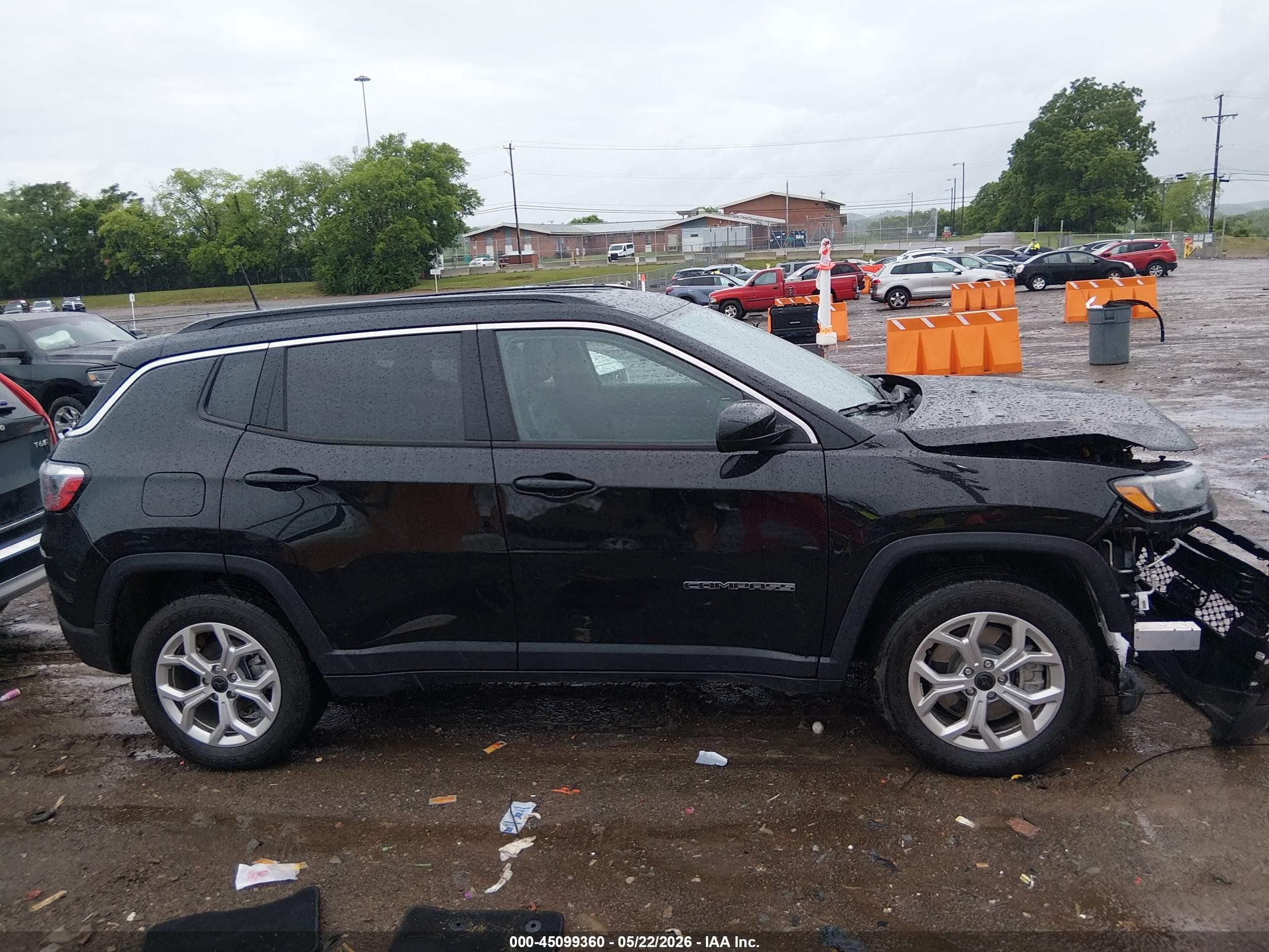 2025 Jeep Compass Latitude 4x4 Black vin: 3C4NJDBN8ST598475