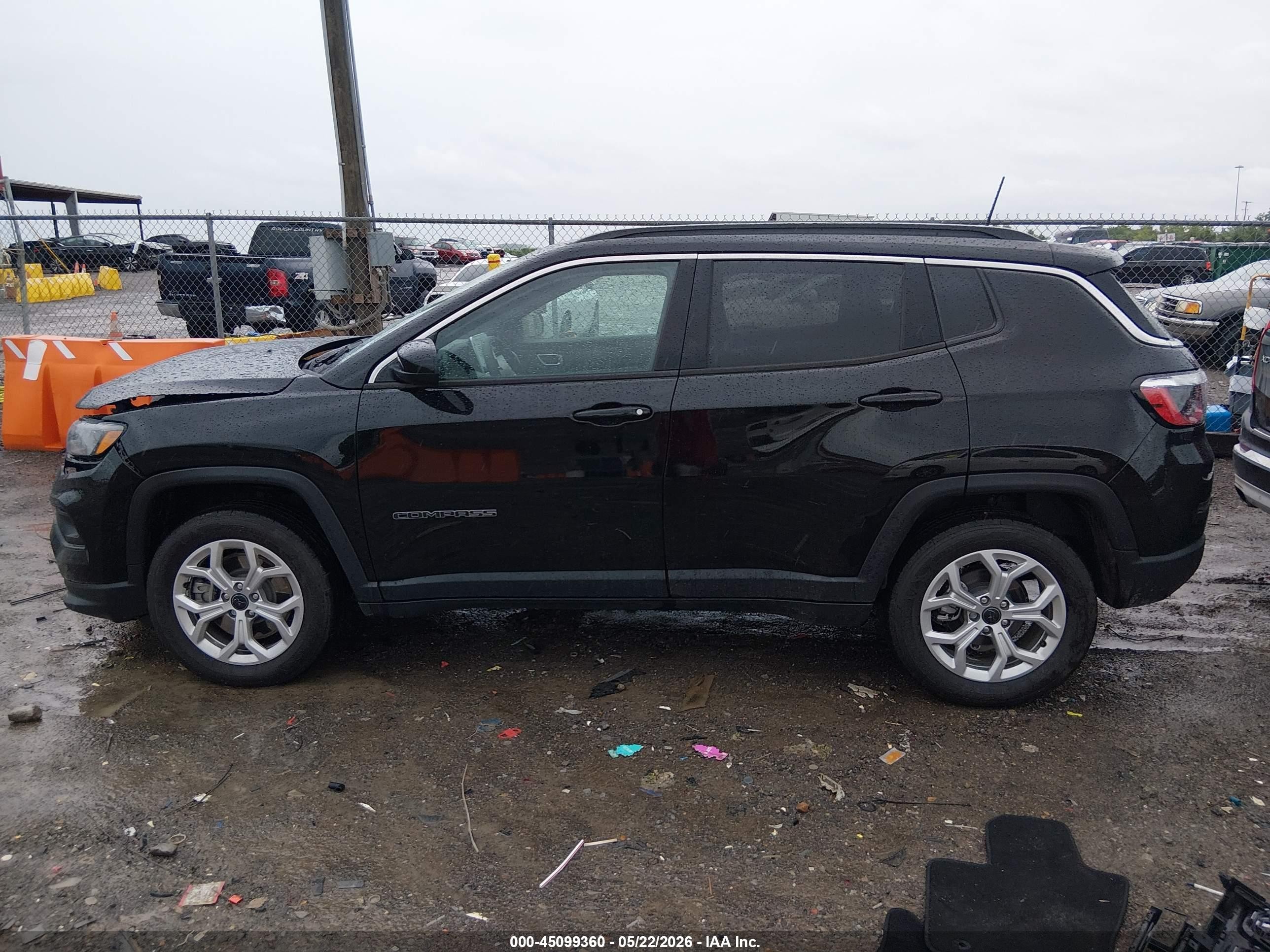 2025 Jeep Compass Latitude 4x4 Black vin: 3C4NJDBN8ST598475