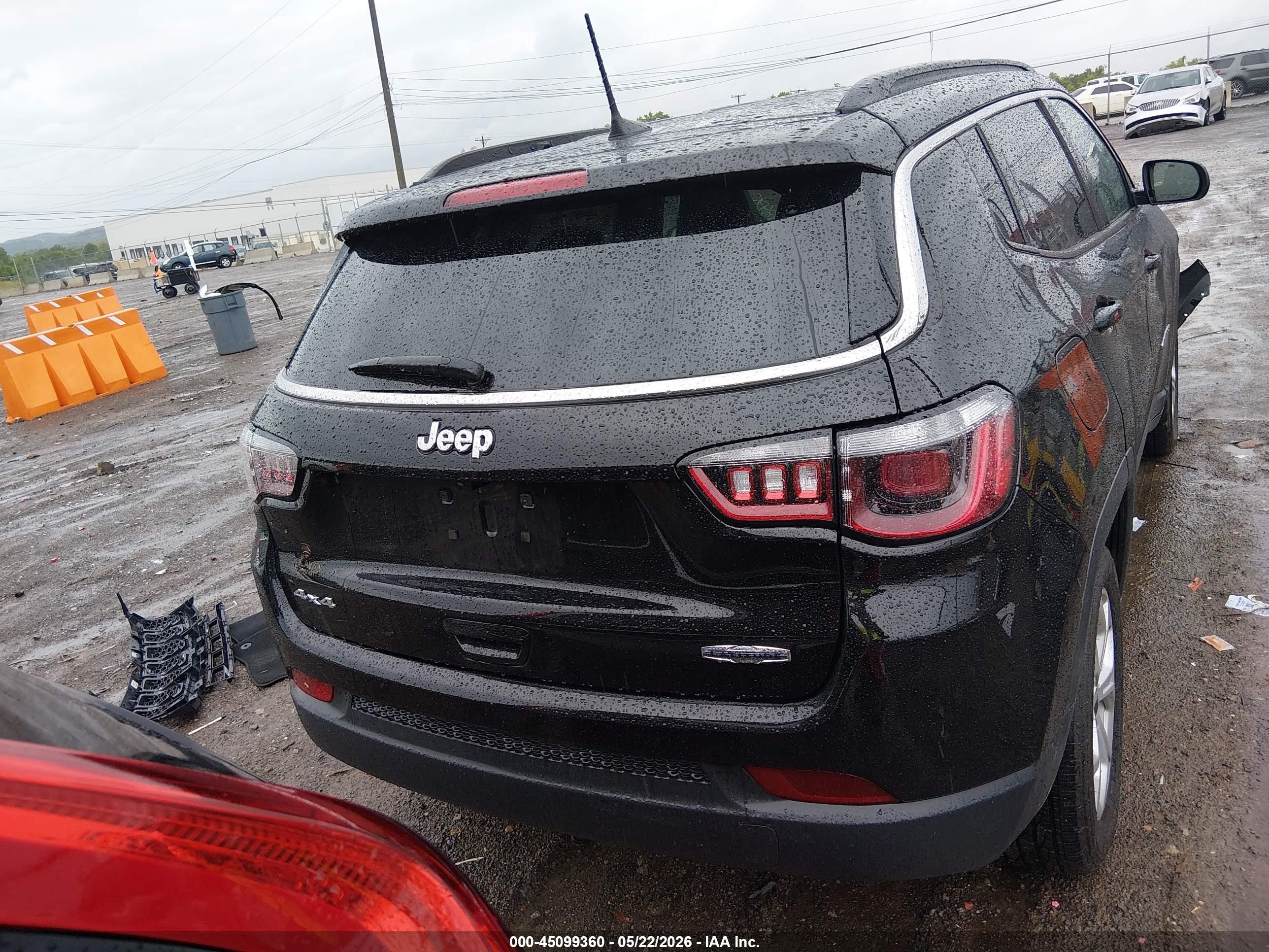 2025 Jeep Compass Latitude 4x4 Black vin: 3C4NJDBN8ST598475
