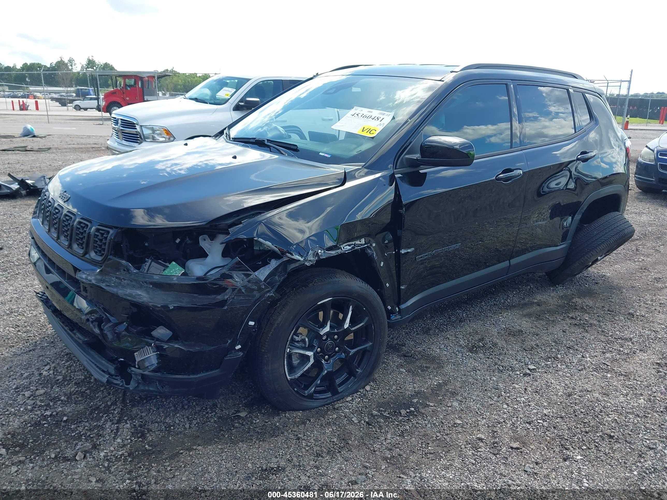 2026 Jeep Compass Latitude Black vin: 3C4NJDBN8TT151372
