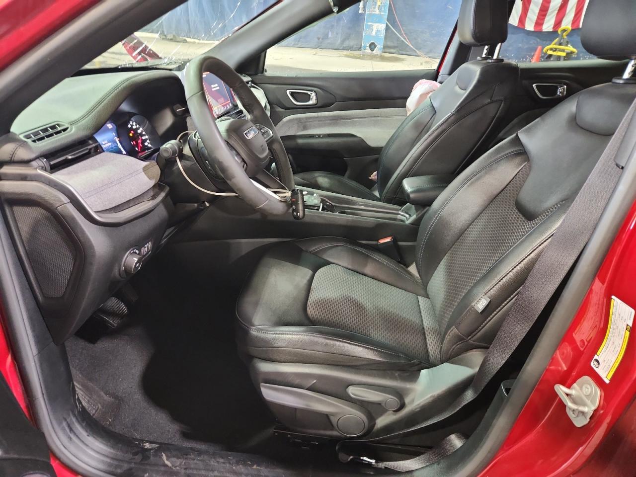 2025 Jeep Compass Latitude Red vin: 3C4NJDBN9ST620497 Damage: Rf Seat Air Bag, Deployed, Replacement Required