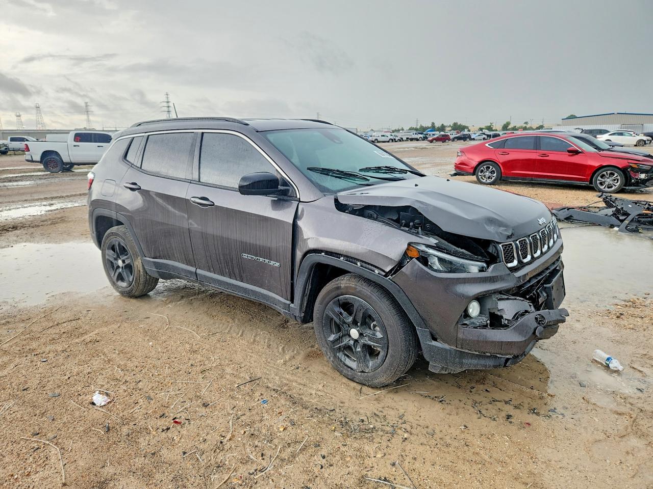 2023 Jeep Compass Latitude Gray vin: 3C4NJDBNXPT519492