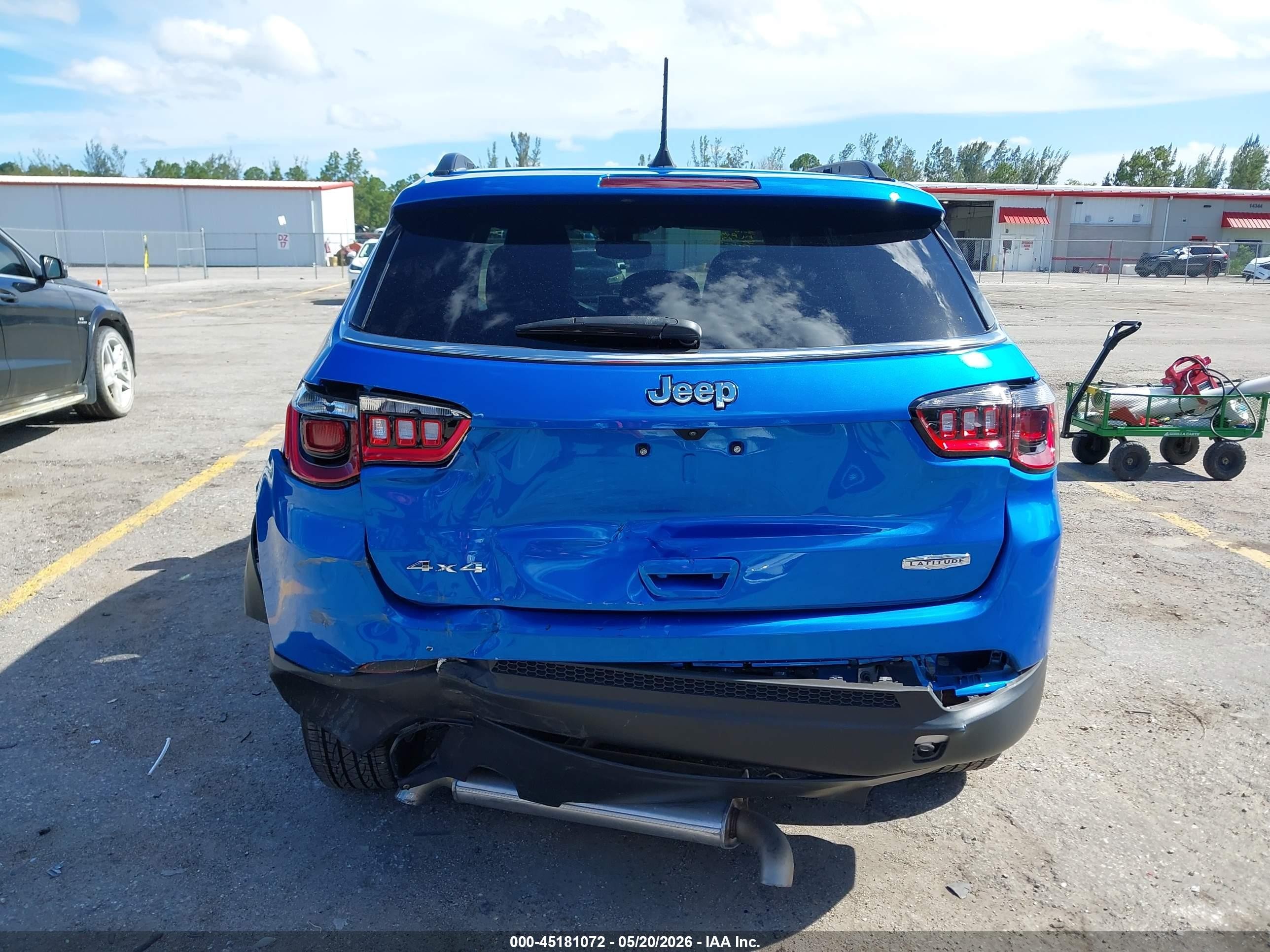 2024 Jeep Compass Latitude 4x4 Blue vin: 3C4NJDBNXRT153813