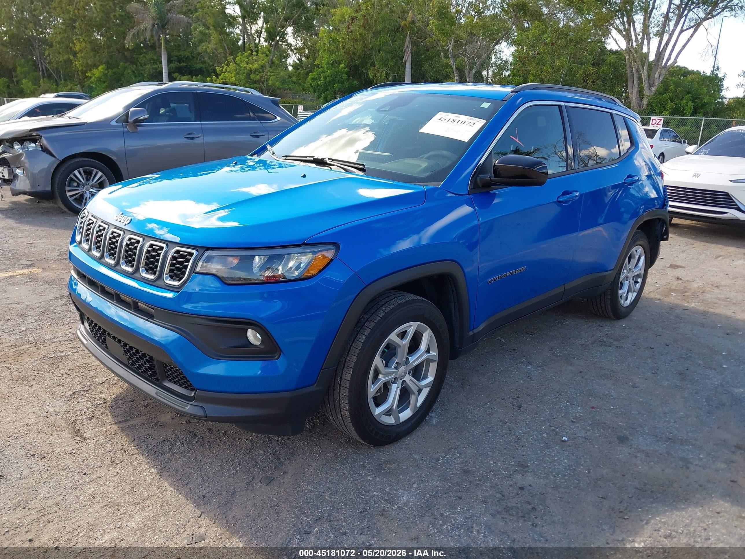 2024 Jeep Compass Latitude 4x4 Blue vin: 3C4NJDBNXRT153813