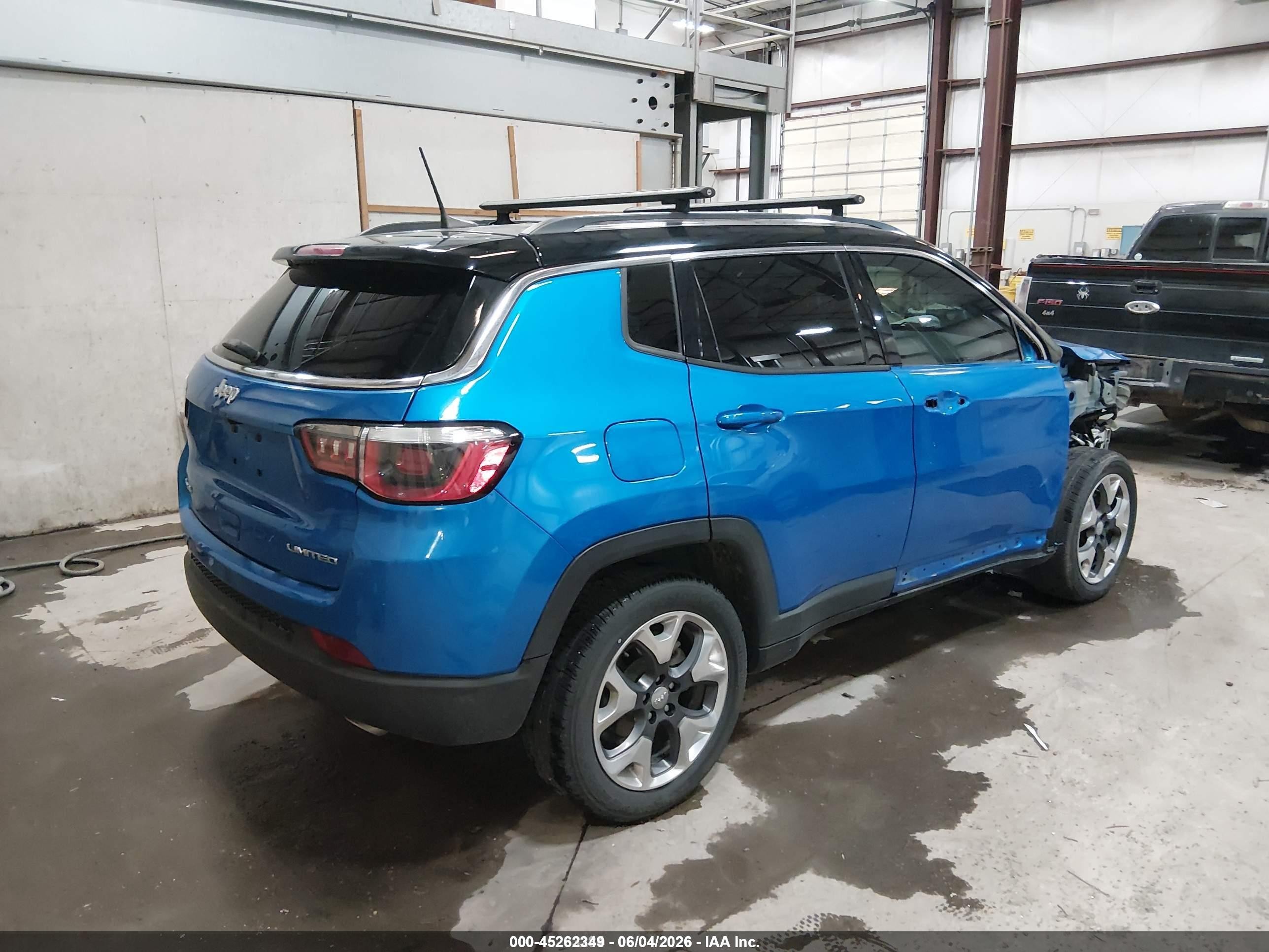2018 Jeep Compass Limited 4x4 Синий vin: 3C4NJDCB0JT146698