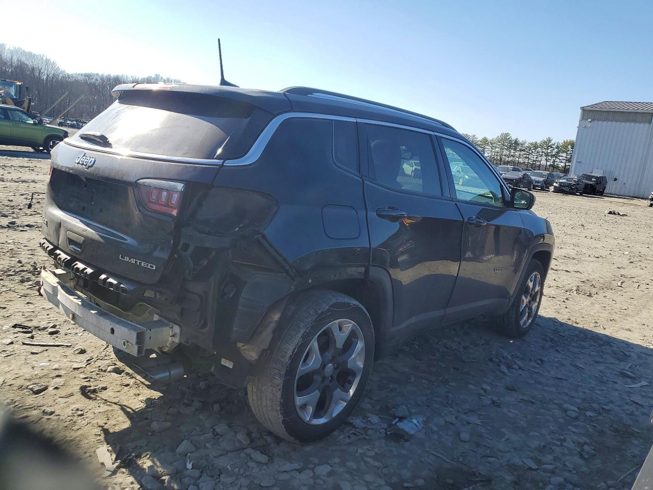 2018 Jeep Compass Limited Black vin: 3C4NJDCB0JT308104