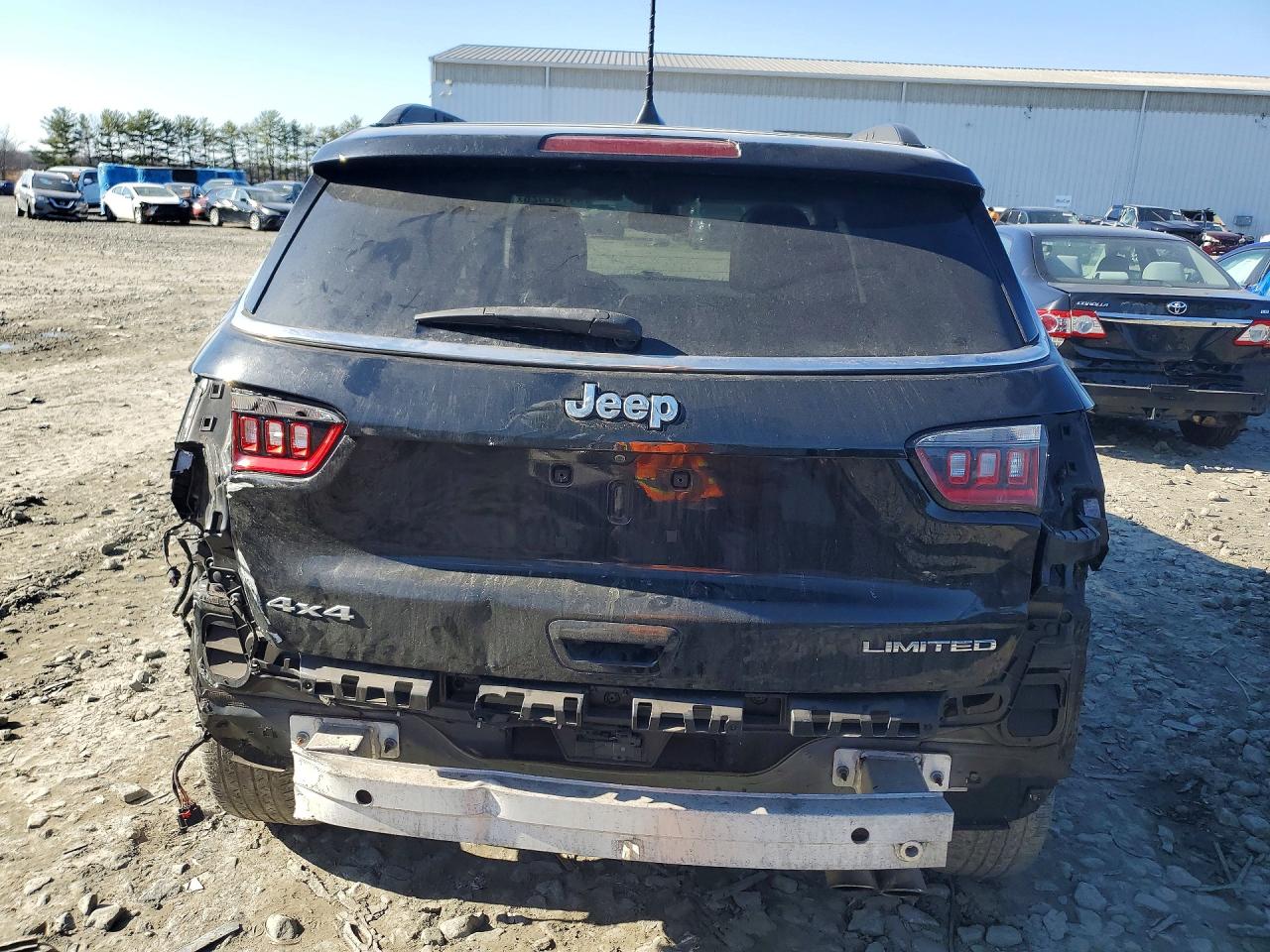2018 Jeep Compass Limited Black vin: 3C4NJDCB0JT308104