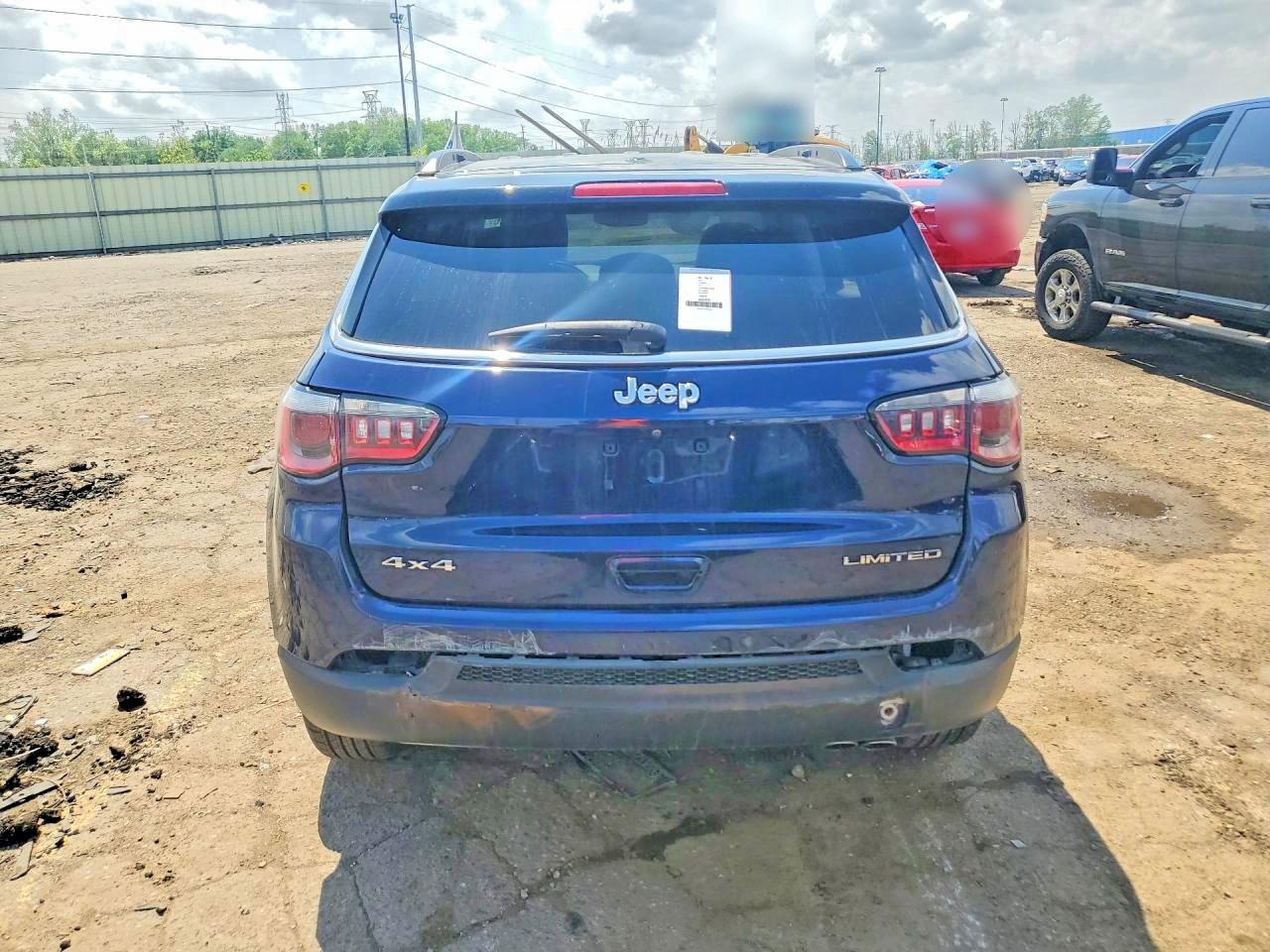 2018 Jeep Compass Limited Синий vin: 3C4NJDCB0JT349283