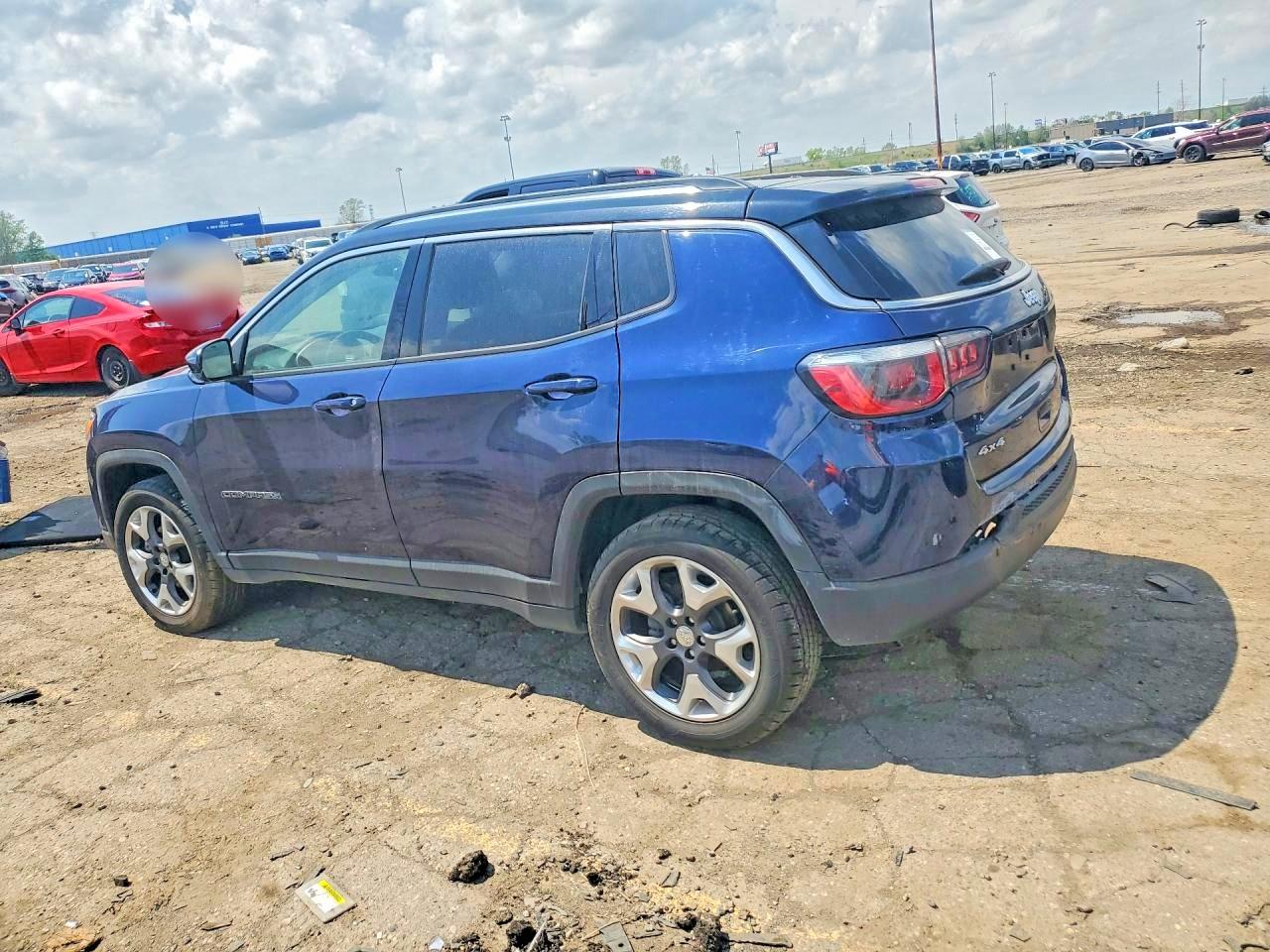 2018 Jeep Compass Limited Синий vin: 3C4NJDCB0JT349283