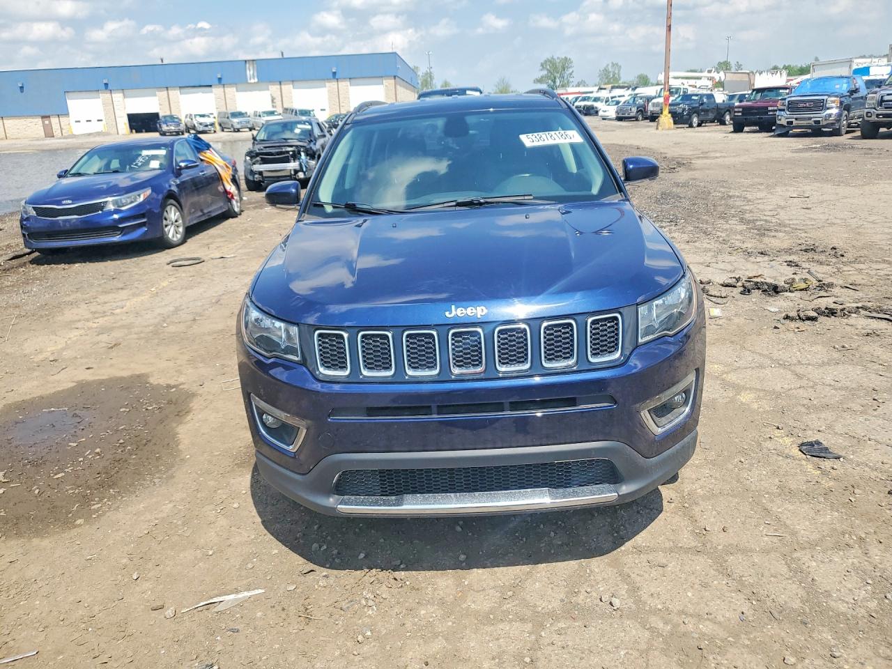 2018 Jeep Compass Limited Синий vin: 3C4NJDCB0JT349283