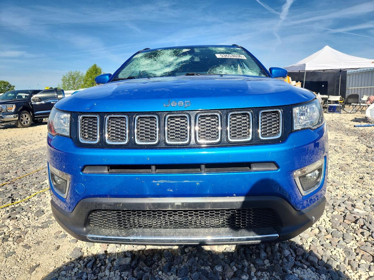 2020 Jeep Compass Limited Синий vin: 3C4NJDCB0LT125322