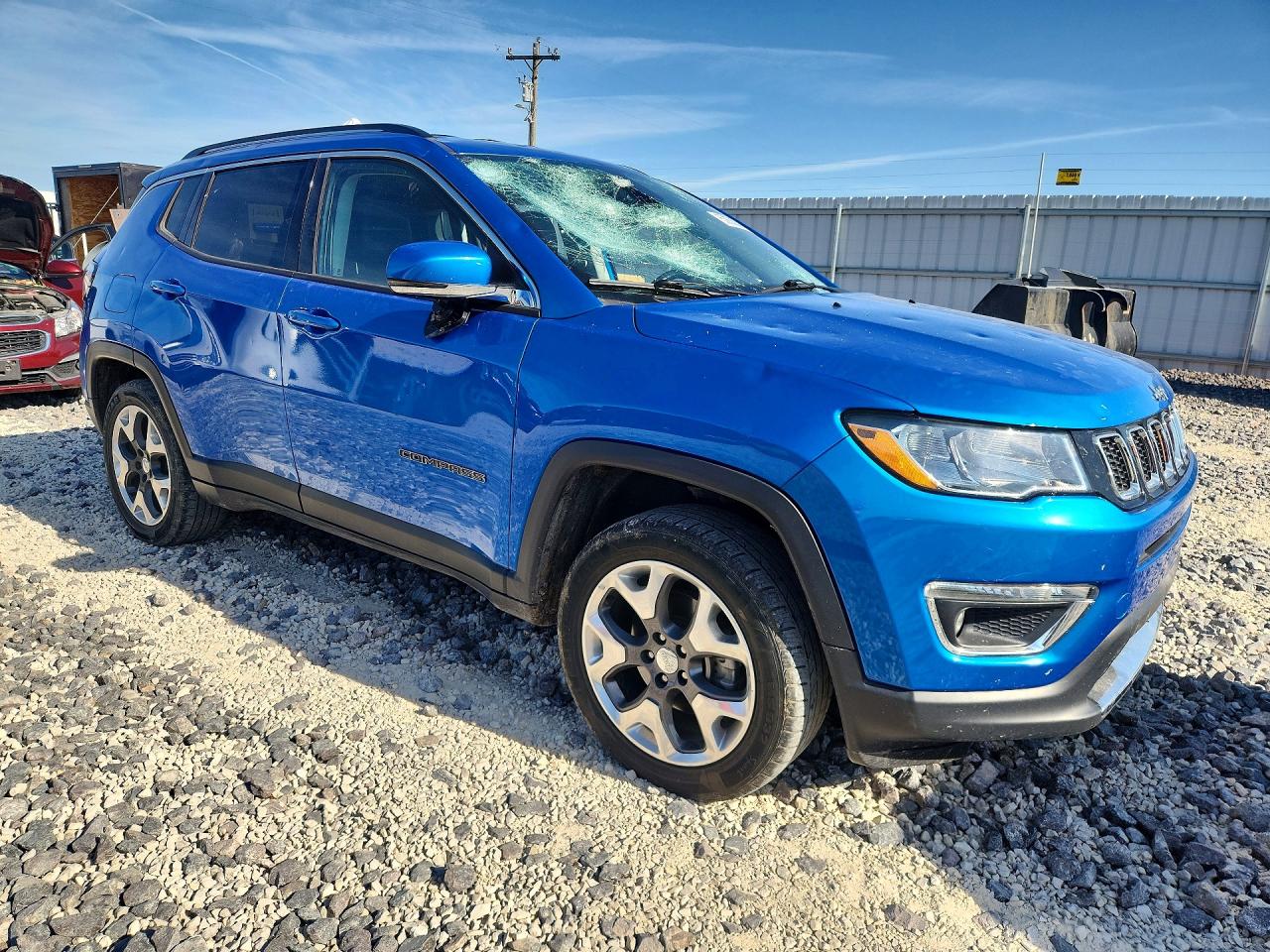 2020 Jeep Compass Limited Синий vin: 3C4NJDCB0LT125322