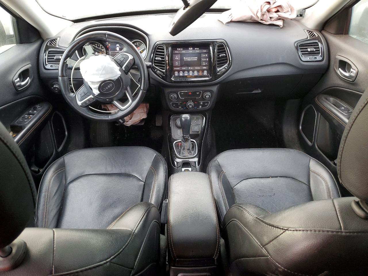 2020 Jeep Compass Limited White vin: 3C4NJDCB0LT142296