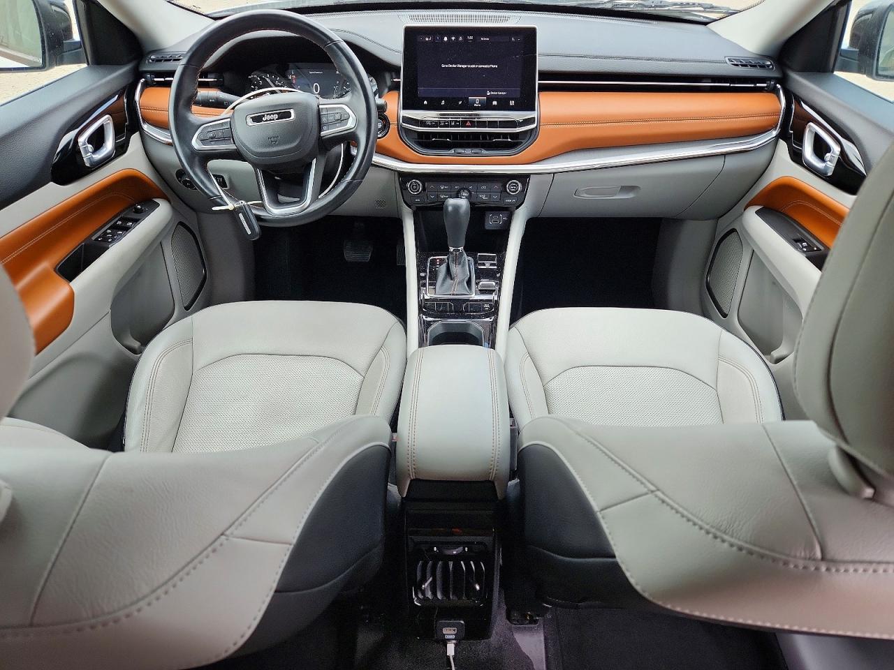 2022 Jeep Compass White vin: 3C4NJDCB0NT199343