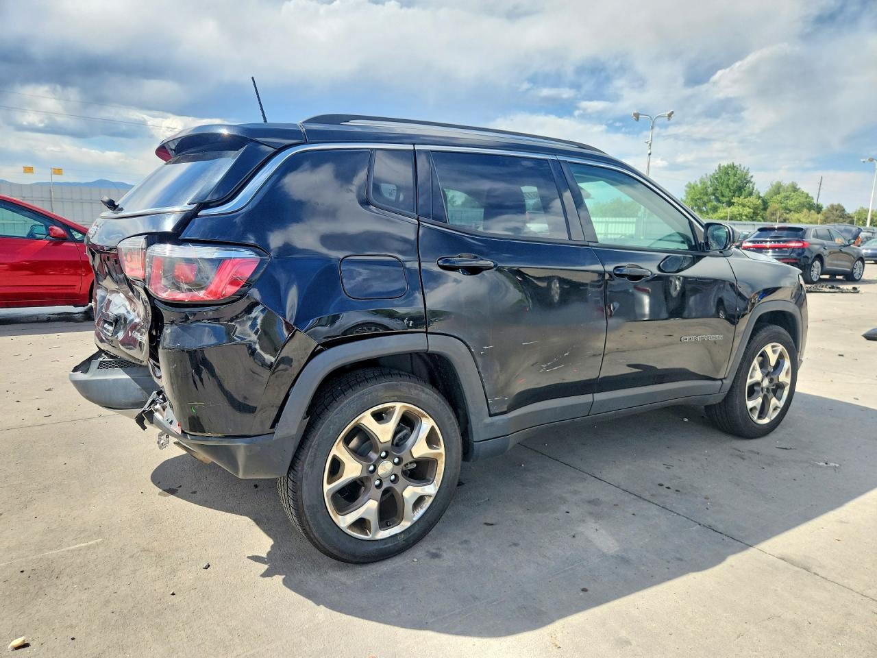 2018 Jeep Compass Limited Black vin: 3C4NJDCB1JT104993
