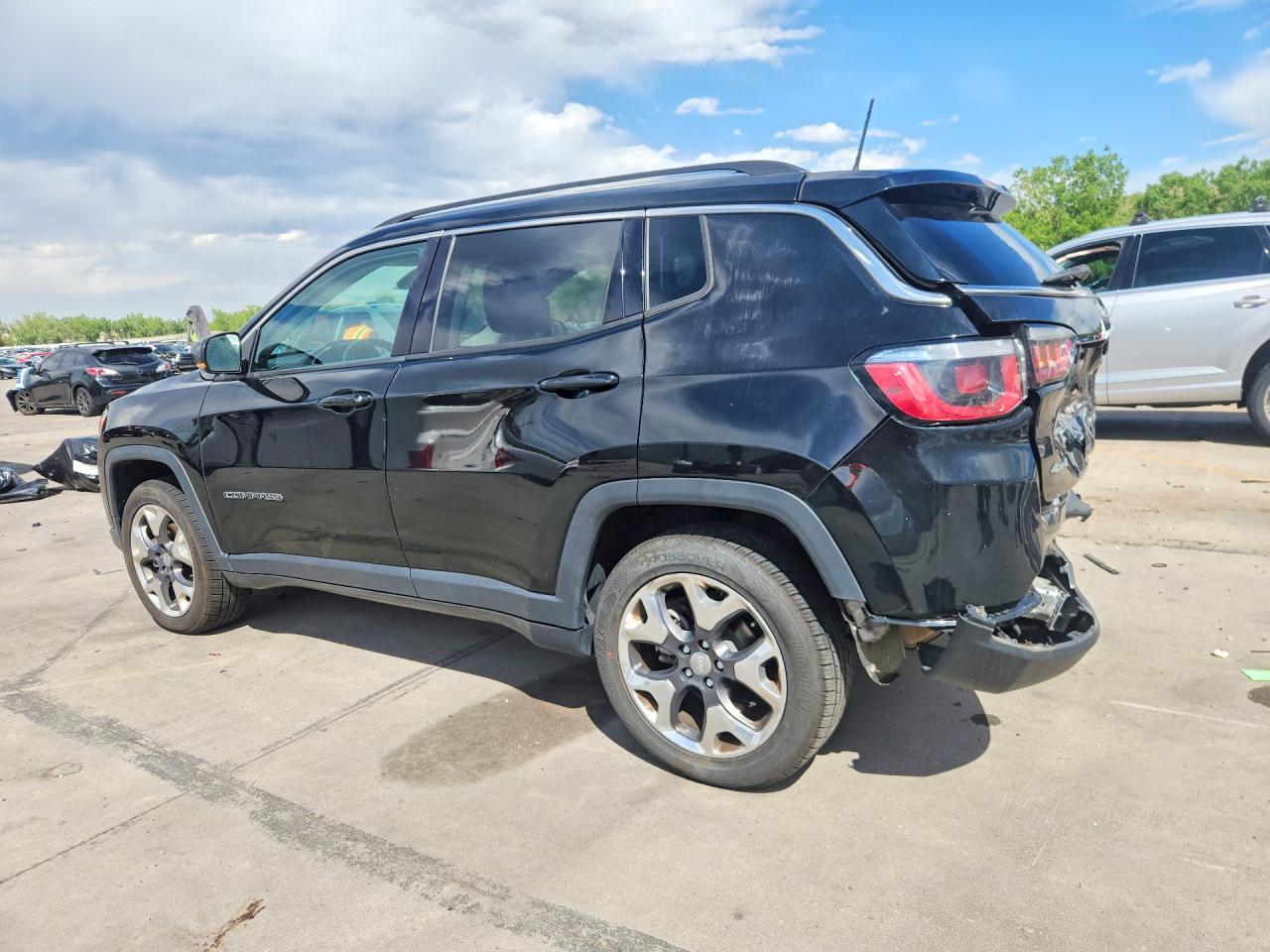2018 Jeep Compass Limited Black vin: 3C4NJDCB1JT104993