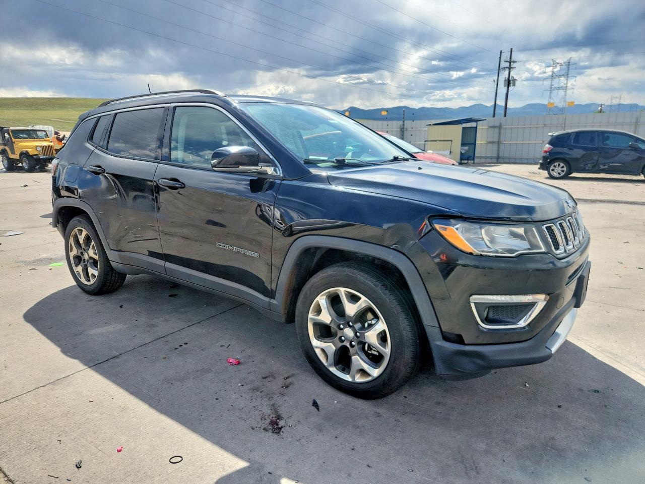 2018 Jeep Compass Limited Black vin: 3C4NJDCB1JT104993