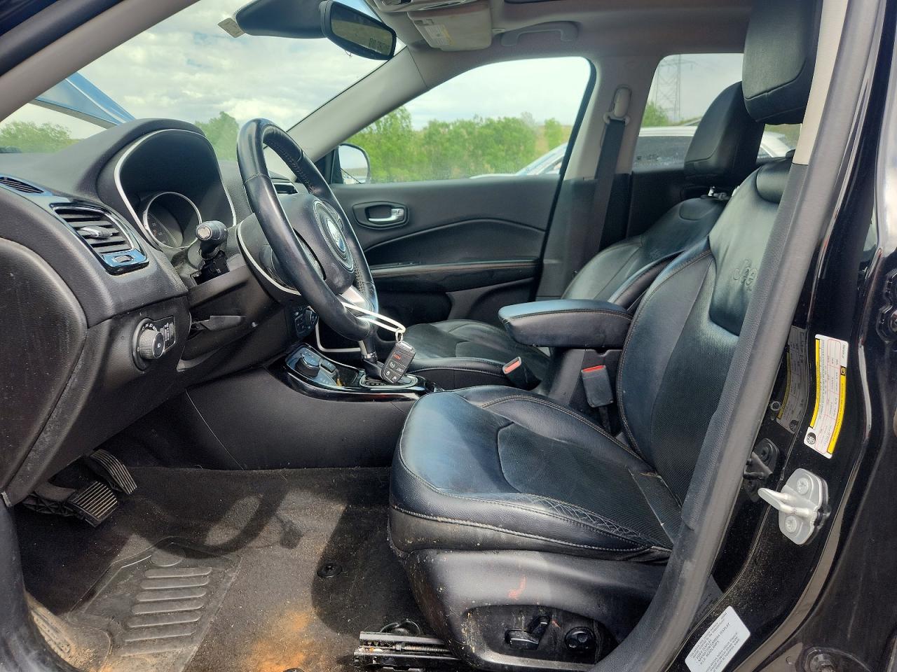 2018 Jeep Compass Limited Black vin: 3C4NJDCB1JT104993