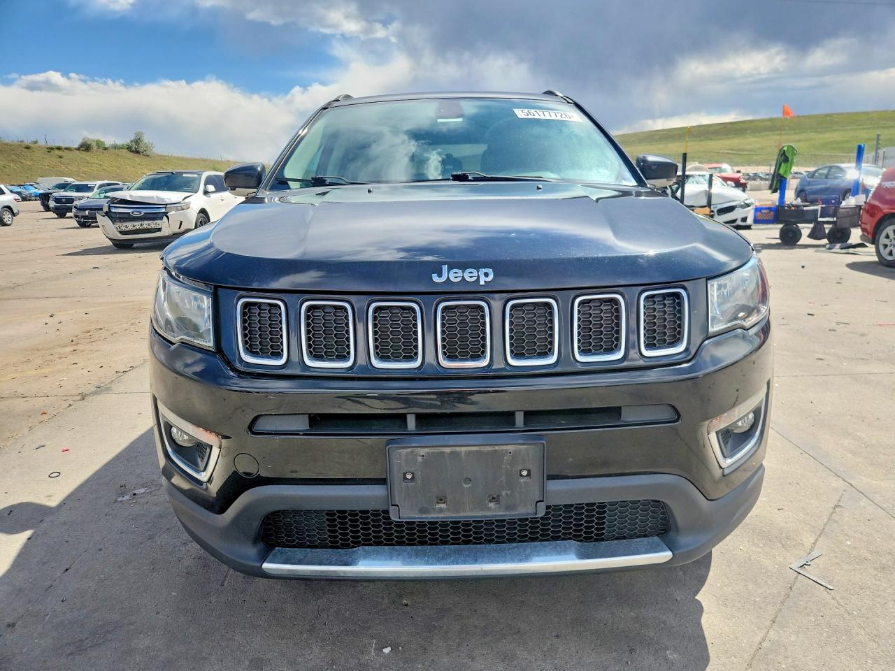 2018 Jeep Compass Limited Black vin: 3C4NJDCB1JT104993