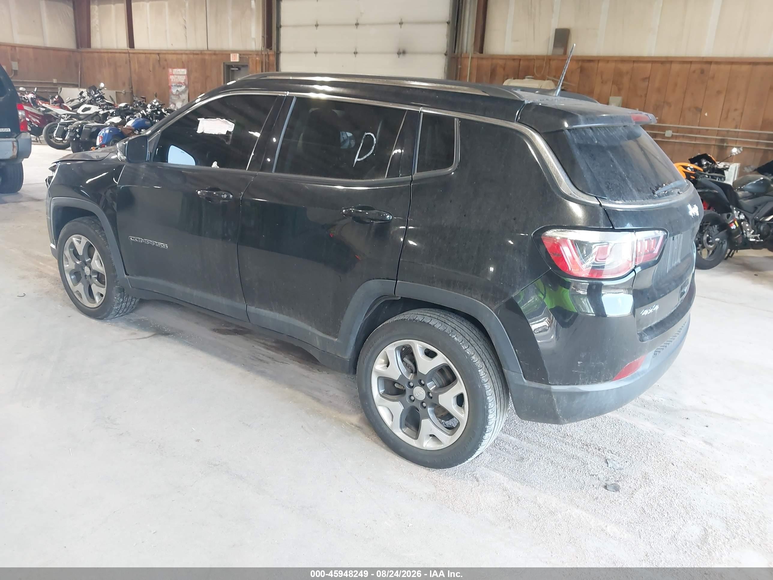 2018 Jeep Compass Limited 4x4 Black vin: 3C4NJDCB1JT108123