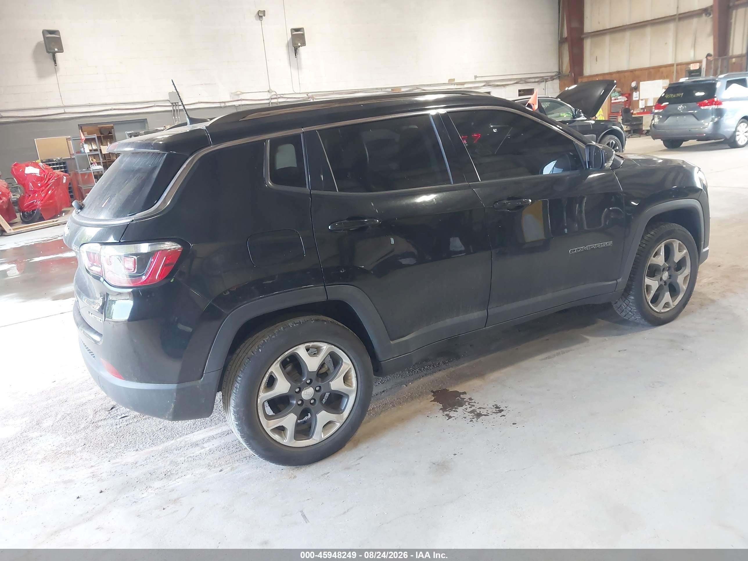 2018 Jeep Compass Limited 4x4 Black vin: 3C4NJDCB1JT108123