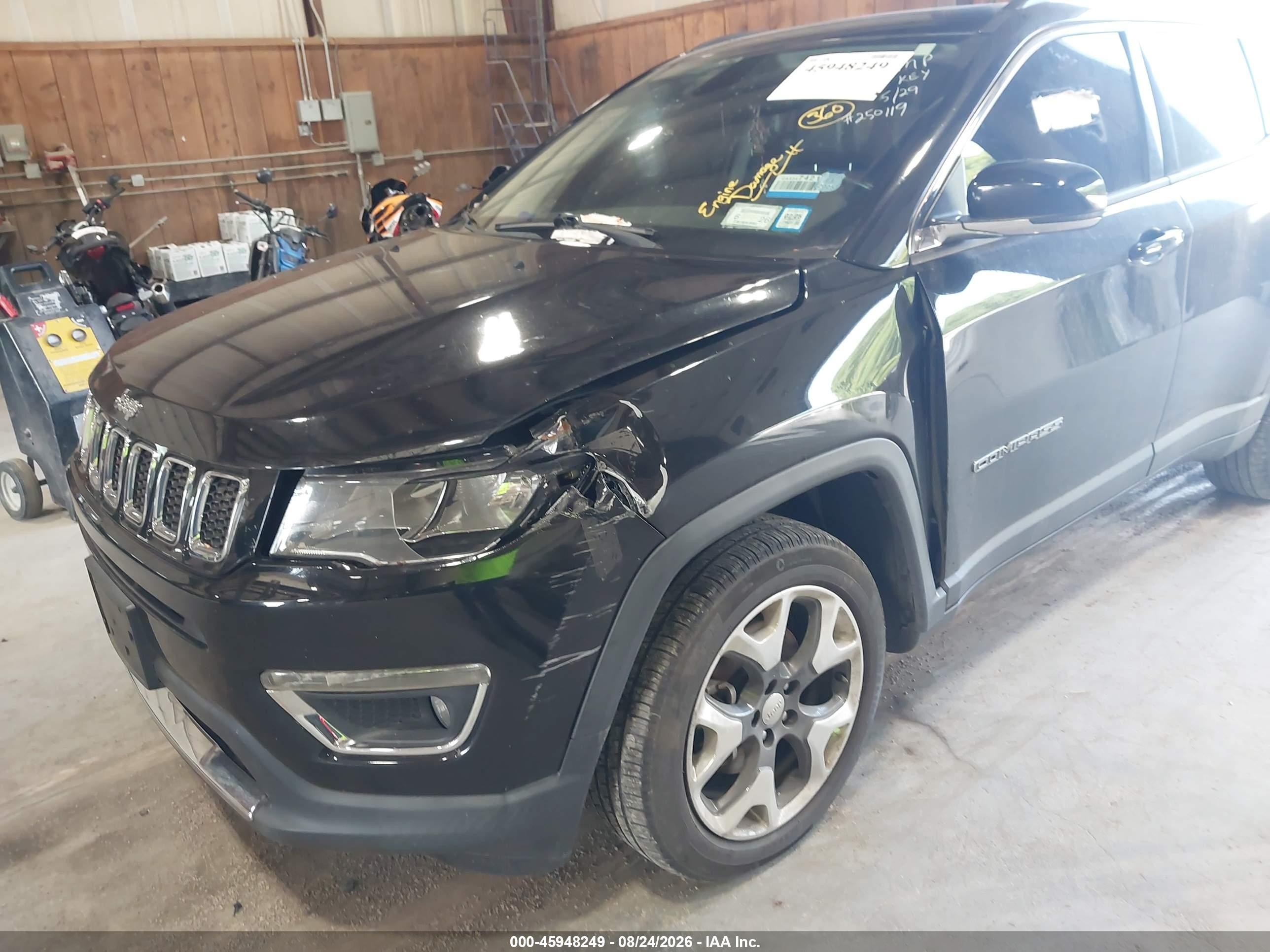 2018 Jeep Compass Limited 4x4 Black vin: 3C4NJDCB1JT108123