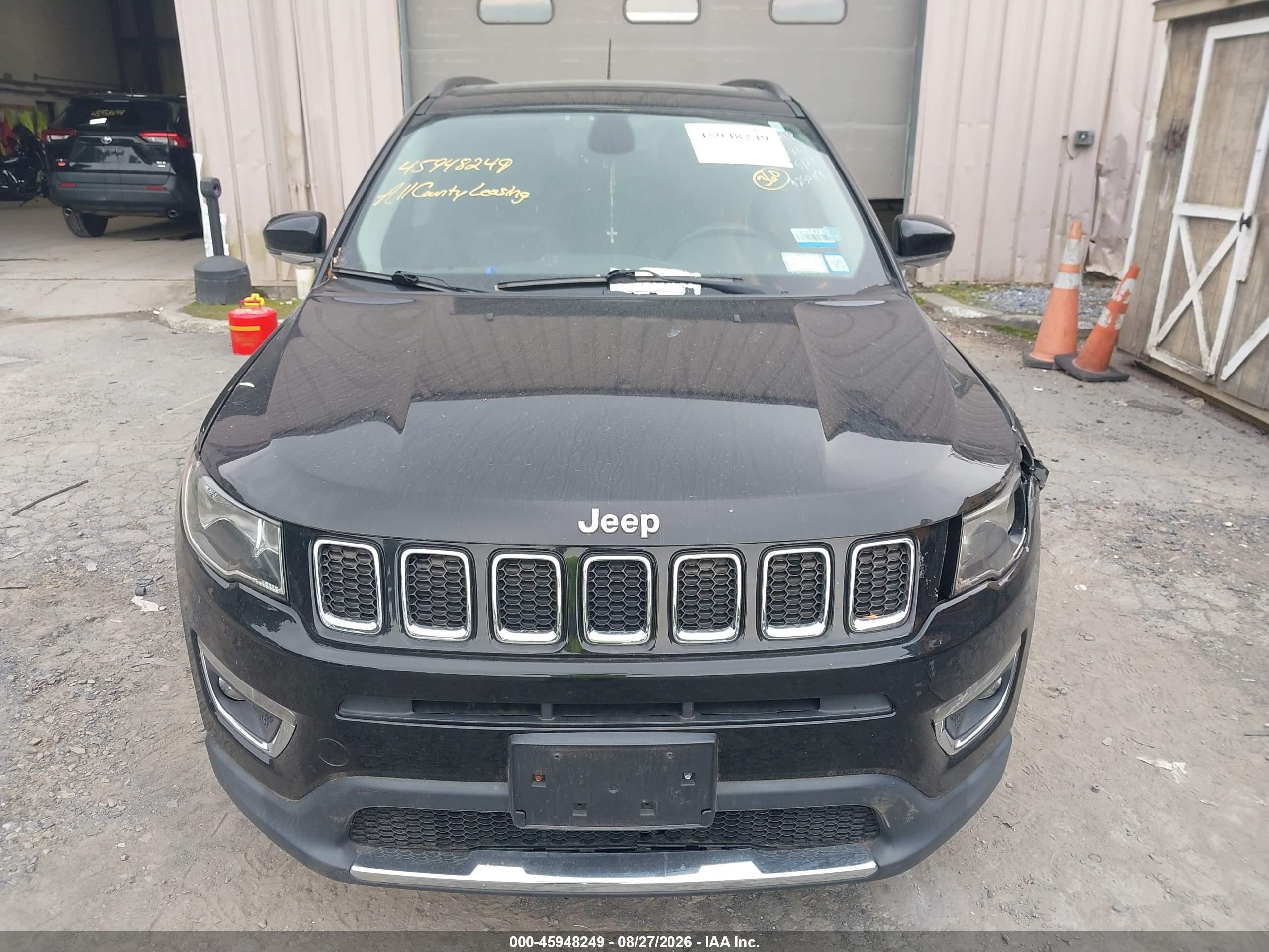 2018 Jeep Compass Limited 4x4 Black vin: 3C4NJDCB1JT108123