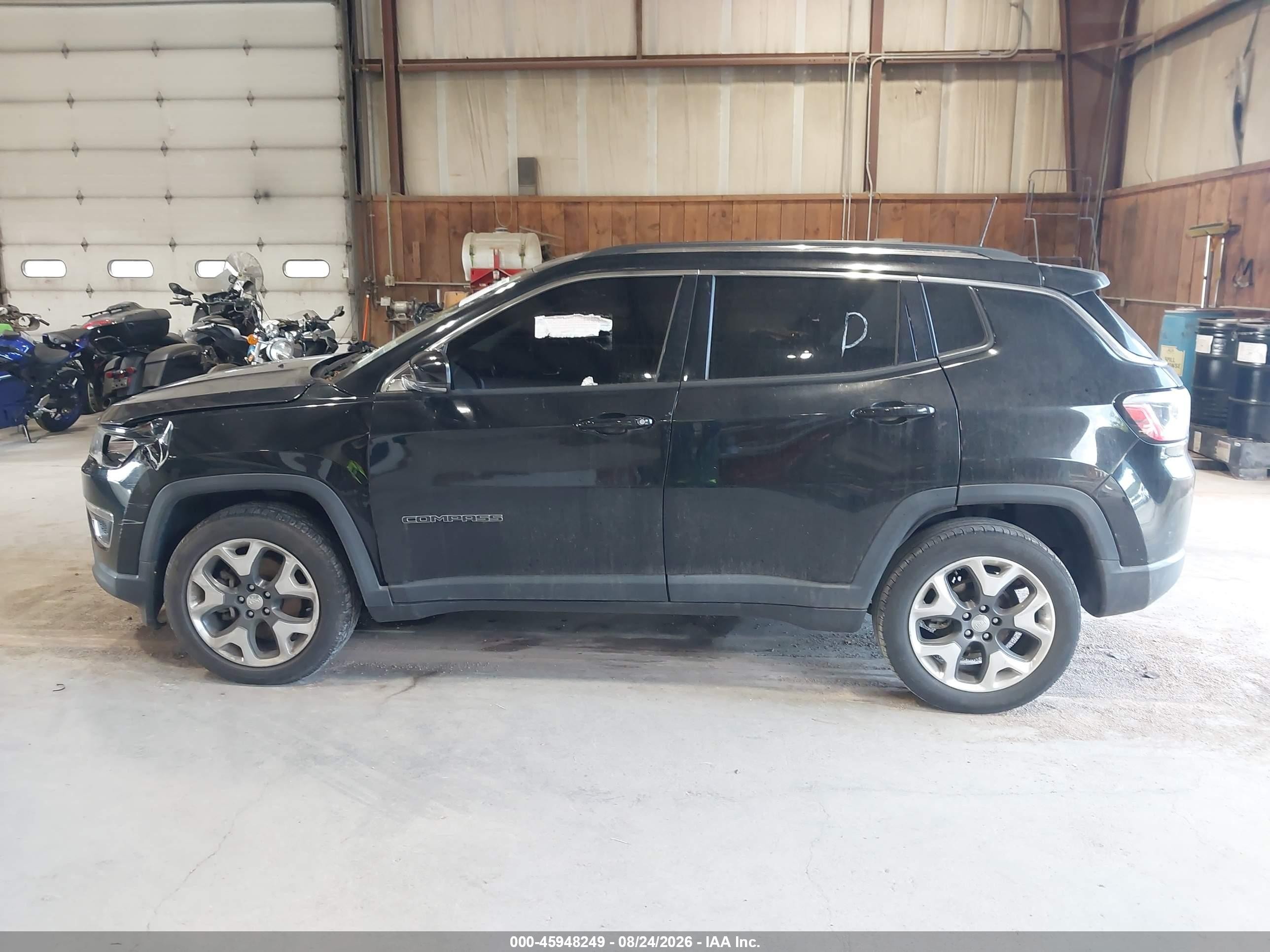 2018 Jeep Compass Limited 4x4 Black vin: 3C4NJDCB1JT108123