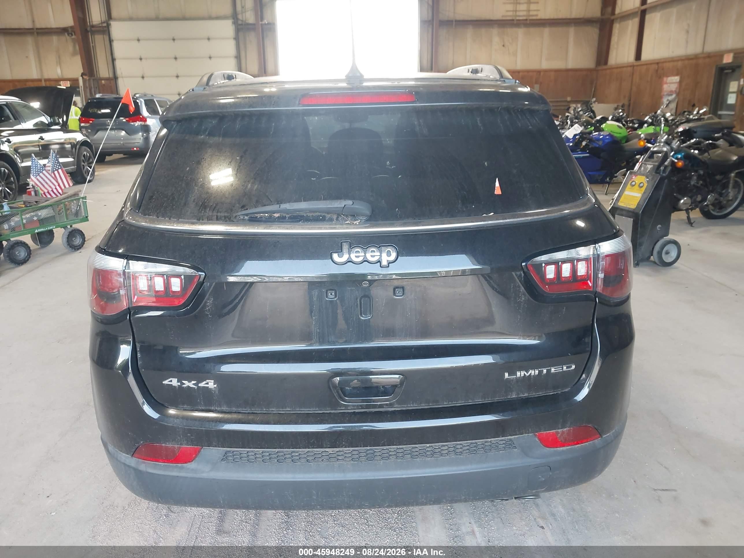 2018 Jeep Compass Limited 4x4 Black vin: 3C4NJDCB1JT108123