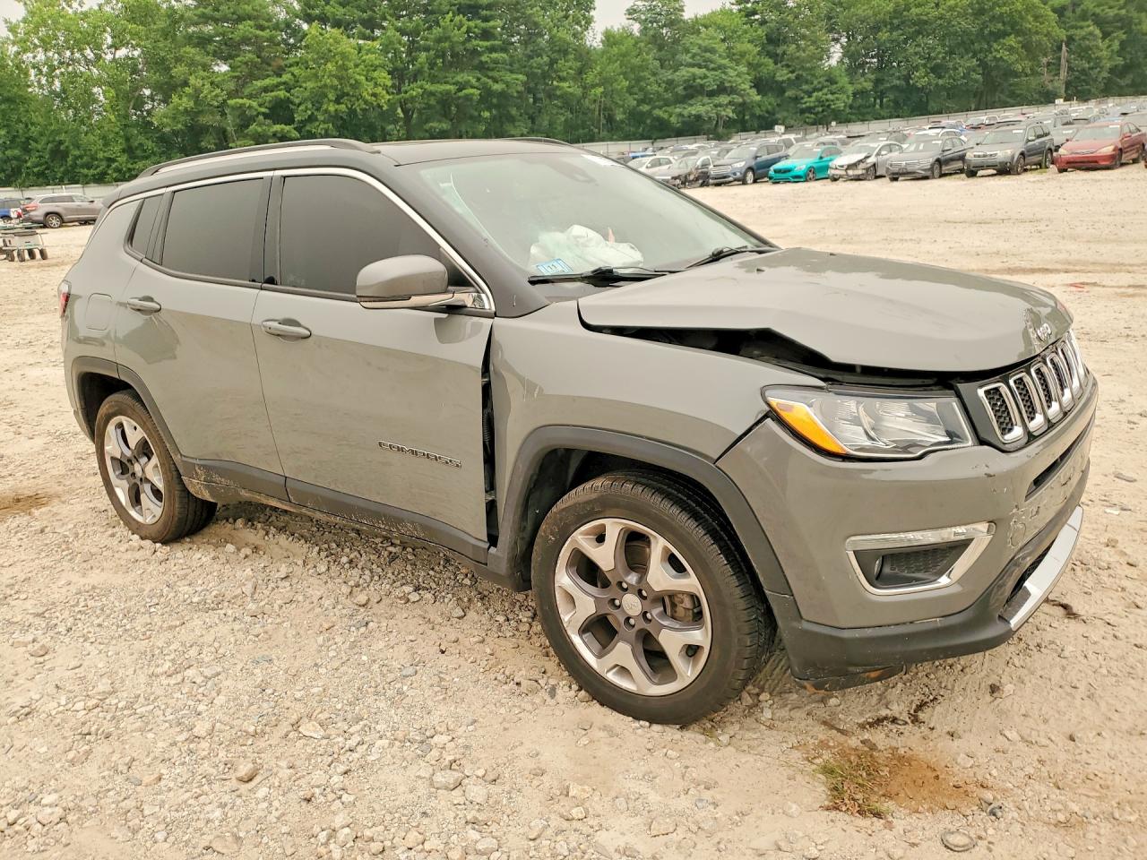 2021 Jeep Compass Limited Gray vin: 3C4NJDCB2MT579525