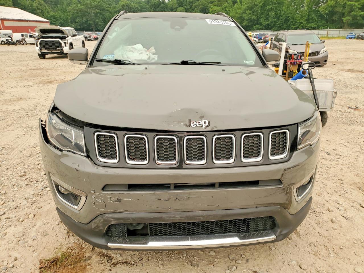 2021 Jeep Compass Limited Gray vin: 3C4NJDCB2MT579525