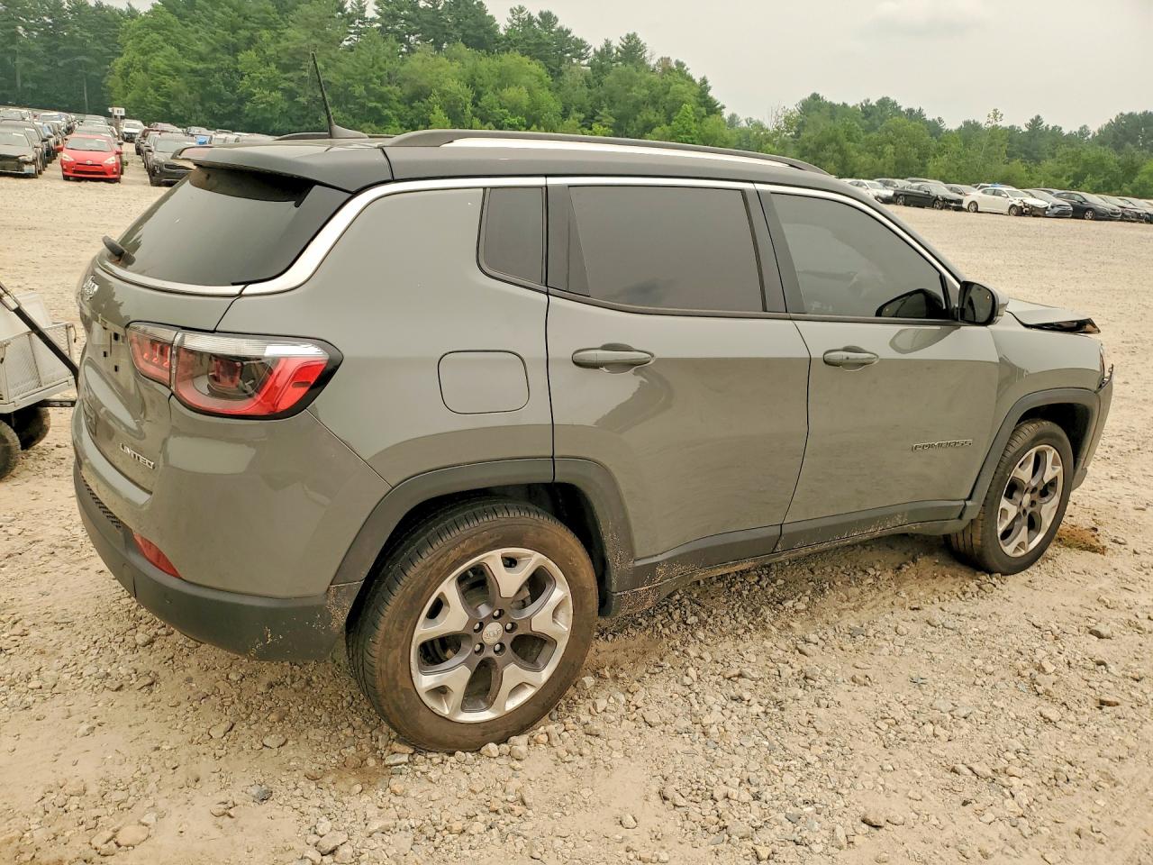 2021 Jeep Compass Limited Gray vin: 3C4NJDCB2MT579525