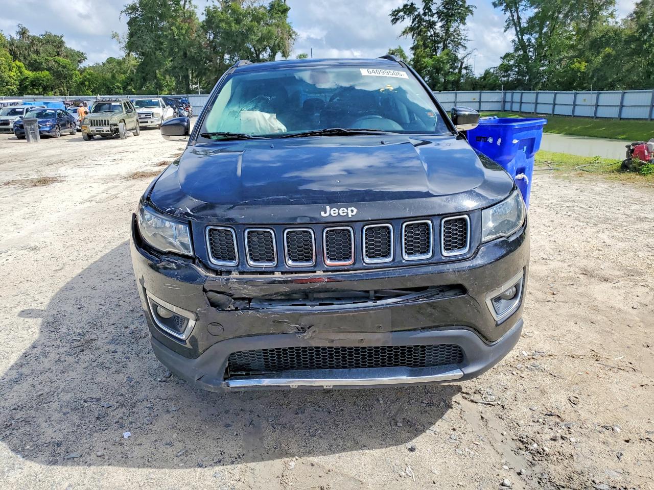 2019 Jeep Compass Limited Black vin: 3C4NJDCB3KT594497