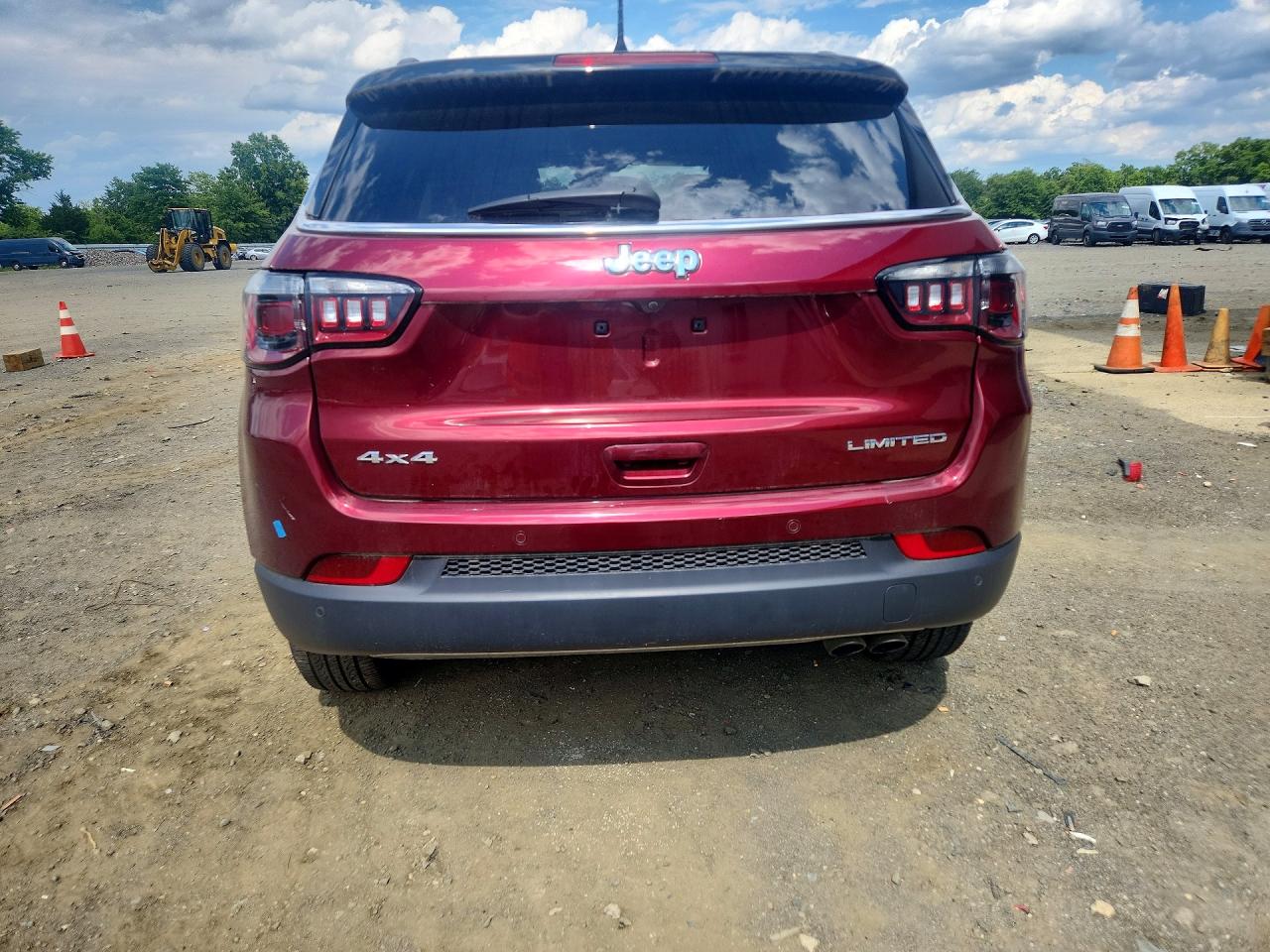 2021 Jeep Compass Limited Red vin: 3C4NJDCB3MT538000