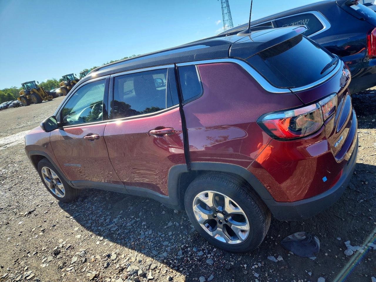 2021 Jeep Compass Limited Red vin: 3C4NJDCB3MT538000
