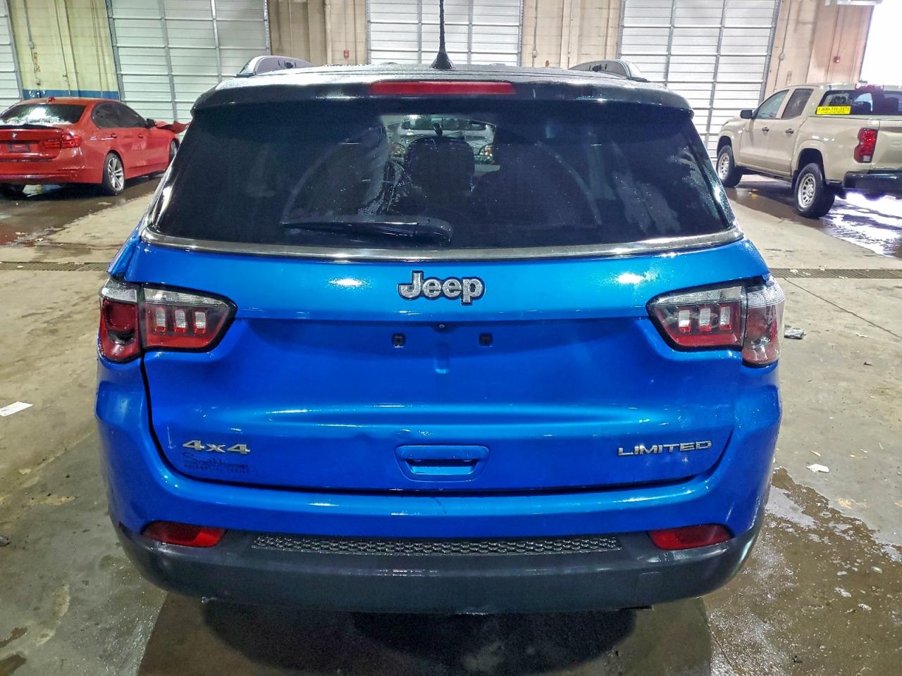 2022 Jeep Compass Limited Blue vin: 3C4NJDCB3NT182150