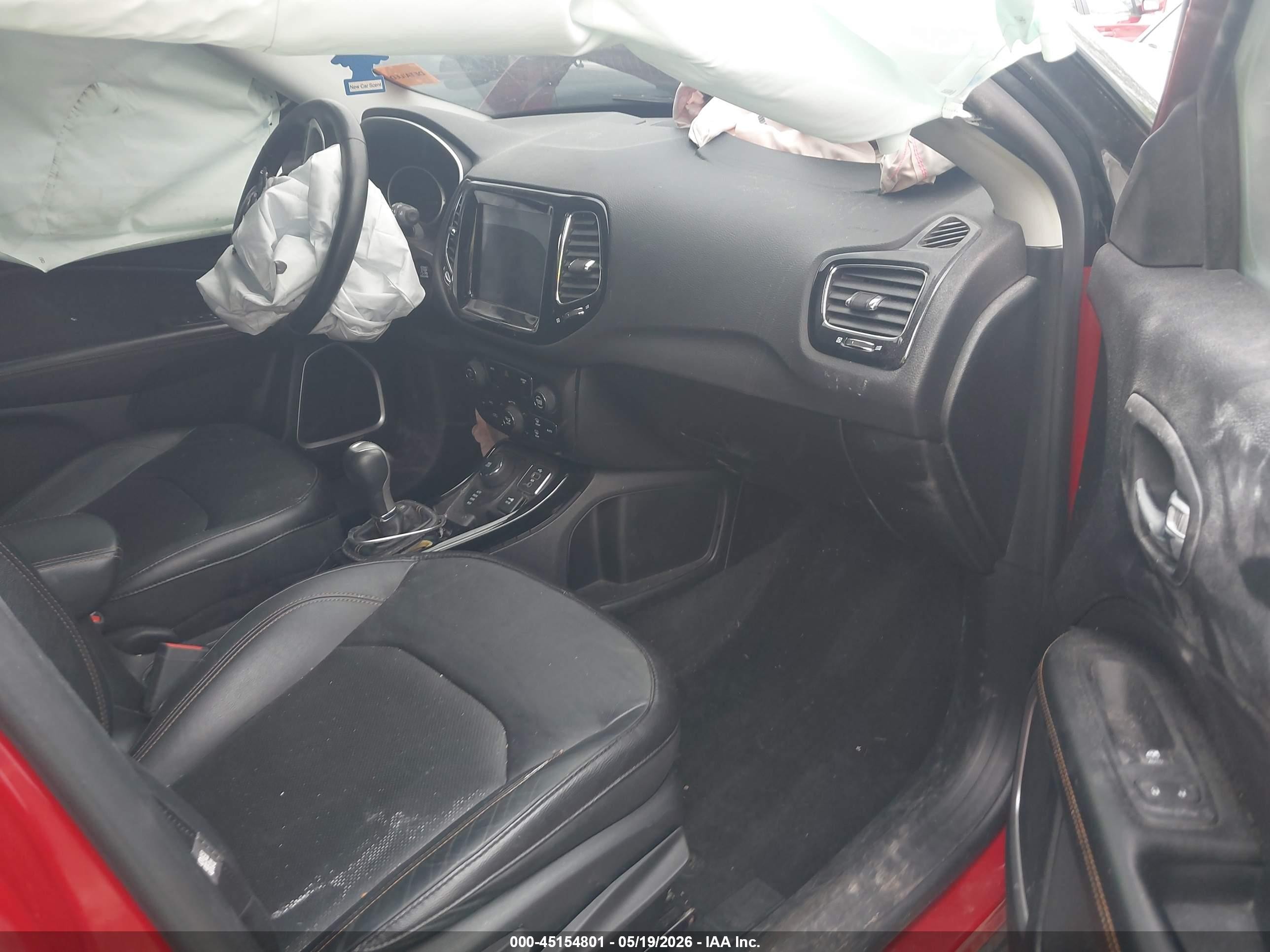 2018 Jeep Compass Limited 4x4 Red vin: 3C4NJDCB4JT153363