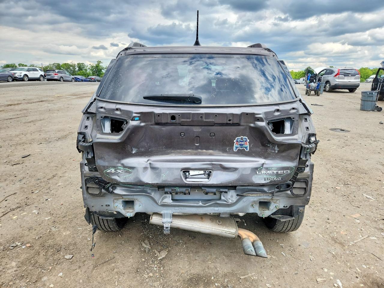 2019 Jeep Compass Limited Gray vin: 3C4NJDCB4KT619147