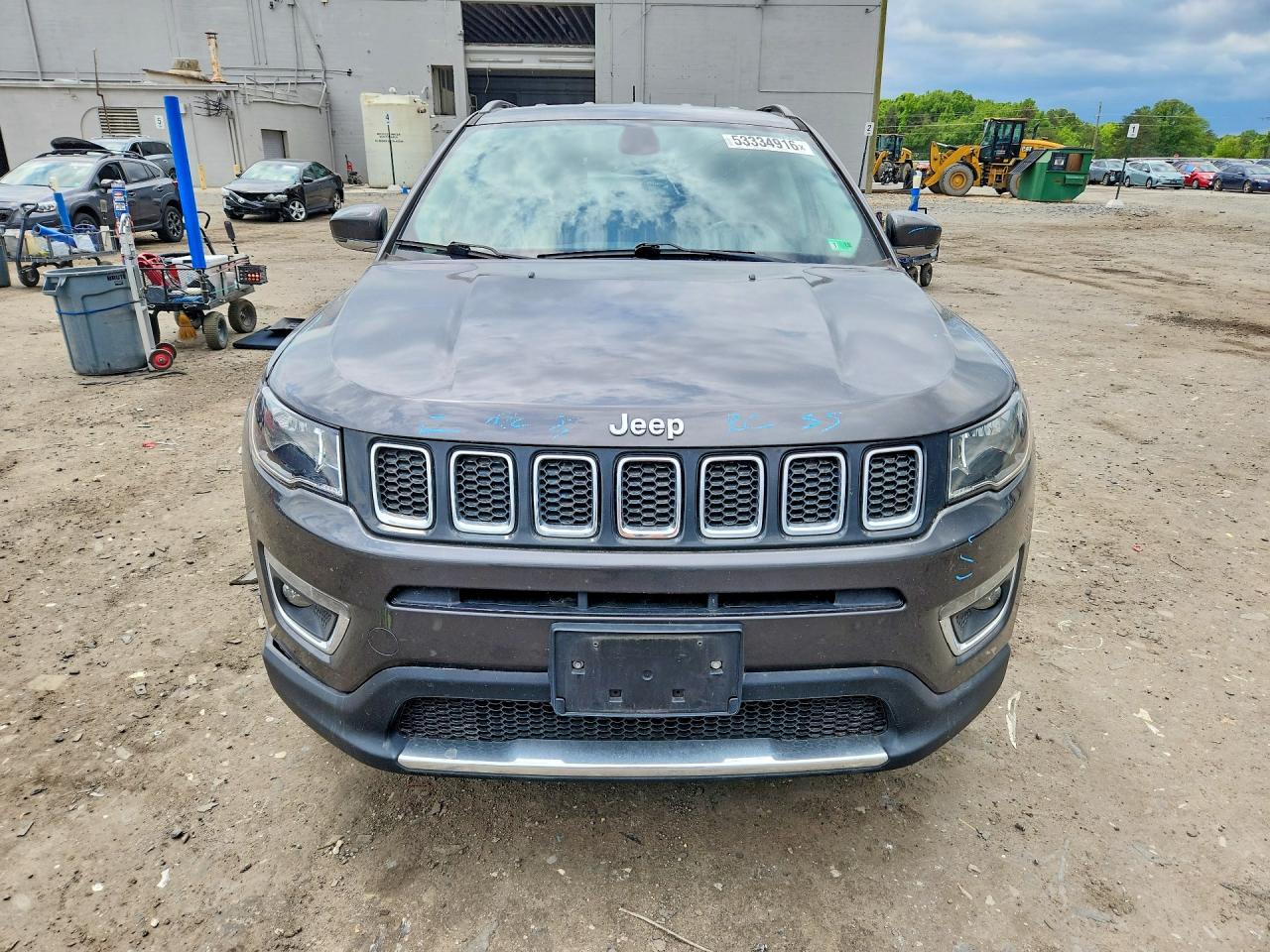 2019 Jeep Compass Limited Gray vin: 3C4NJDCB4KT619147
