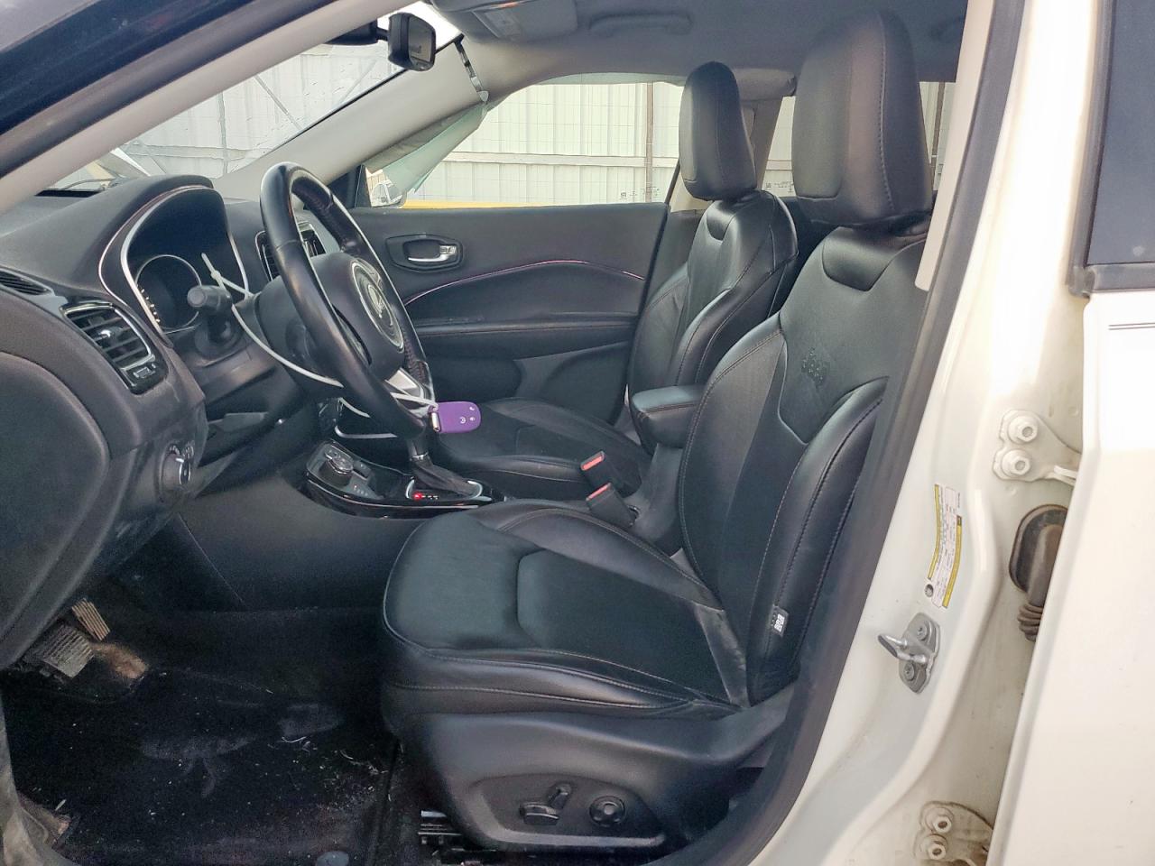 2021 Jeep Compass Limited White vin: 3C4NJDCB4MT515793
